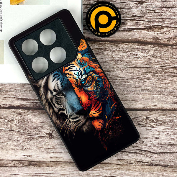 Infinix GT 20 Pro - Tiger 2.0 Series - Premium Printed Glass soft Bumper shock Proof Case