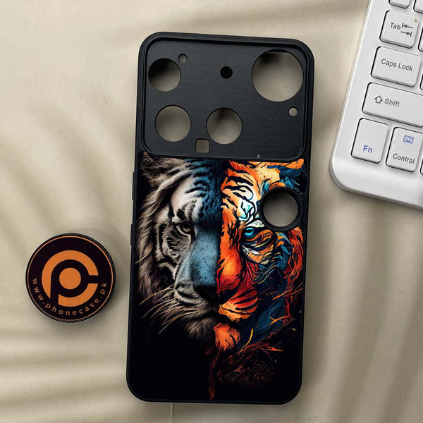 Nothing Phone 3 - Tiger 2.0 Series - Premium Metal  Printed soft Bumper shock Proof Case