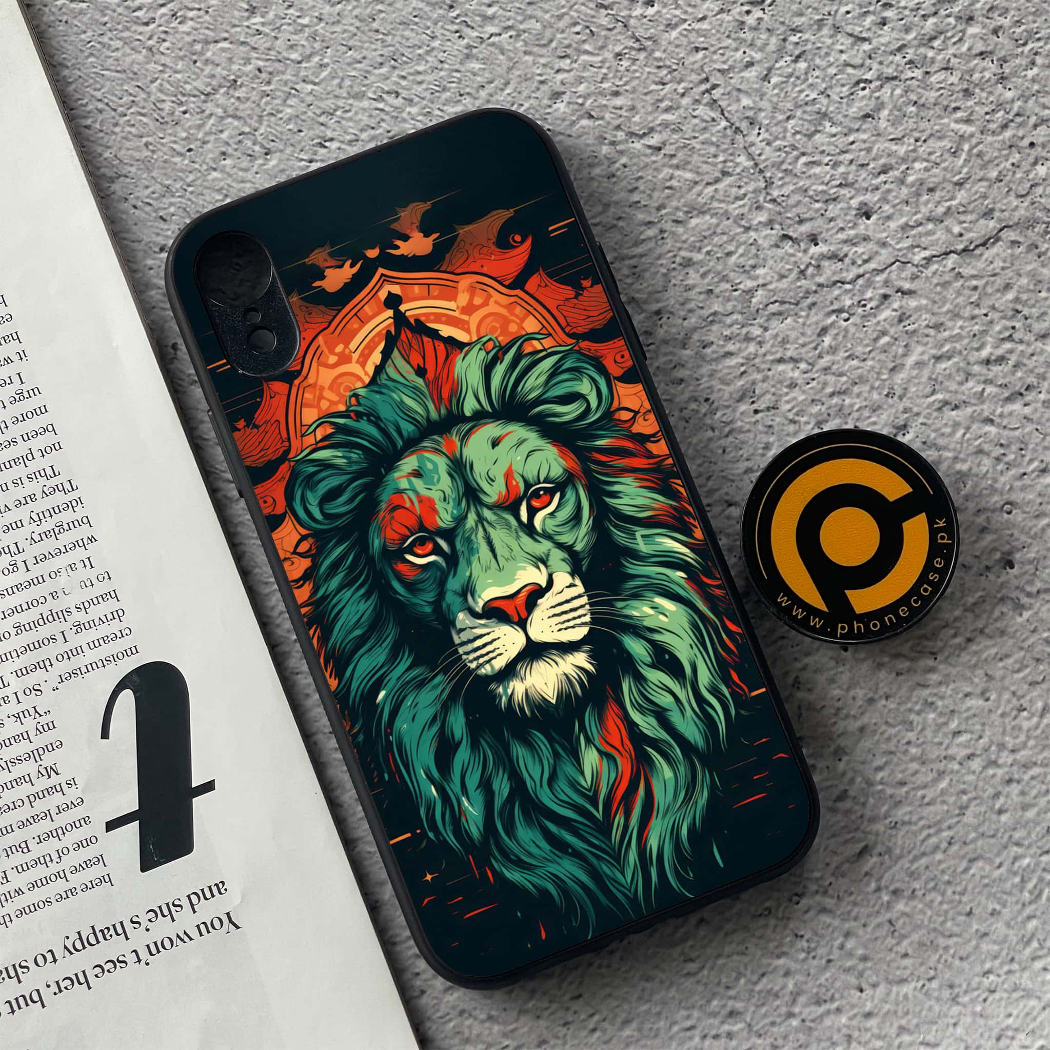 iPhone XR - Tiger 2.0 Series - Premium Metal  Printed soft Bumper shock Proof Case