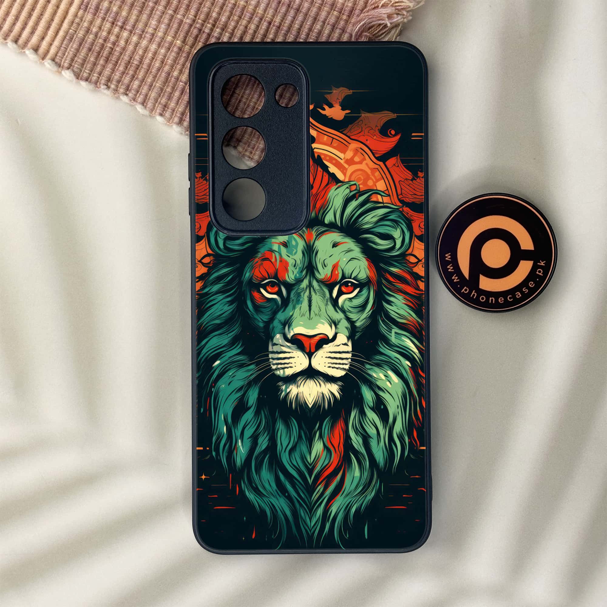 Oppo A5 2025 - Tiger 2.0 Series - Premium Metal Printed soft Bumper shock Proof Case