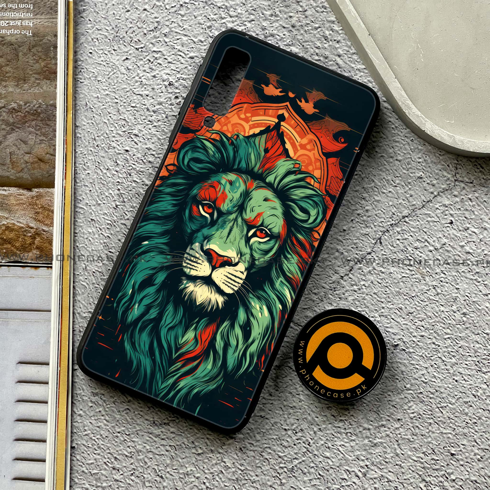 Galaxy A7 2018 - Tiger 2.0 Series - Premium Printed Metal soft Bumper shock Proof Case