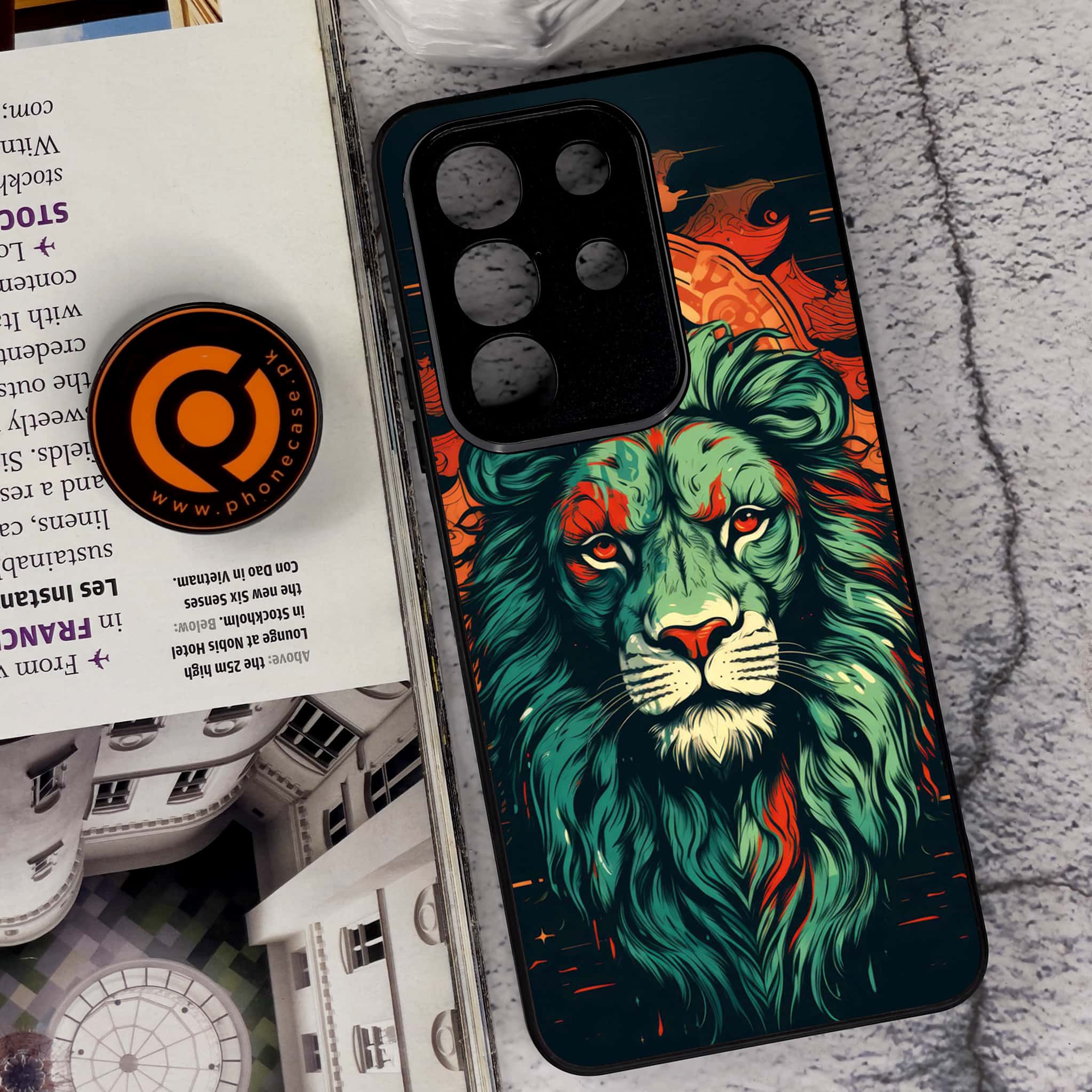 Vivo Y29 4G - Tiger 2.0 Series - Premium Metal Printed soft Bumper Shock Proof Case