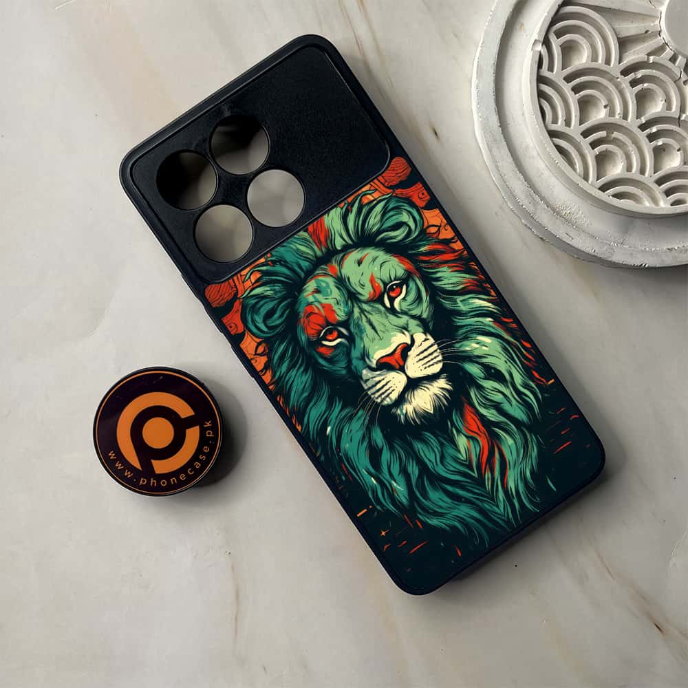 Xiaomi Poco F6 Pro - Tiger 2.0 Series - Premium Metal Printed soft Bumper shock Proof Case