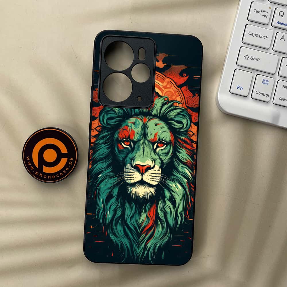 Realme 14T 5G - Tiger 2.0 Series - Premium Metal Printed soft Bumper Shock Proof Case