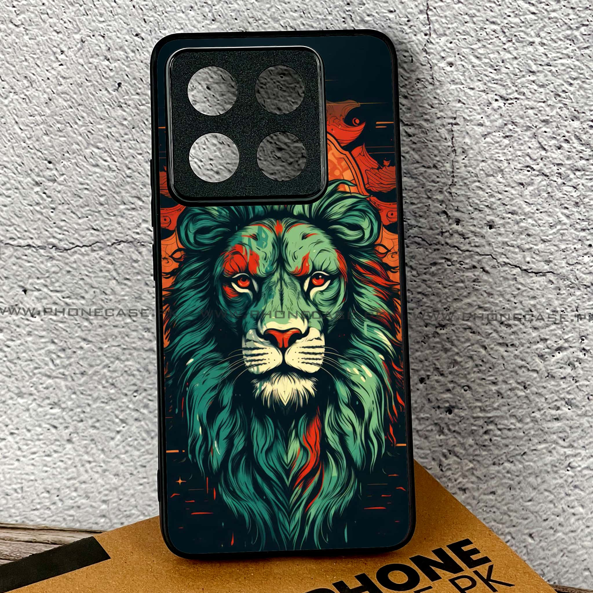 Xiaomi 14T Pro - Tiger 2.0 Series - Premium Printed Glass soft Bumper shock Proof Case