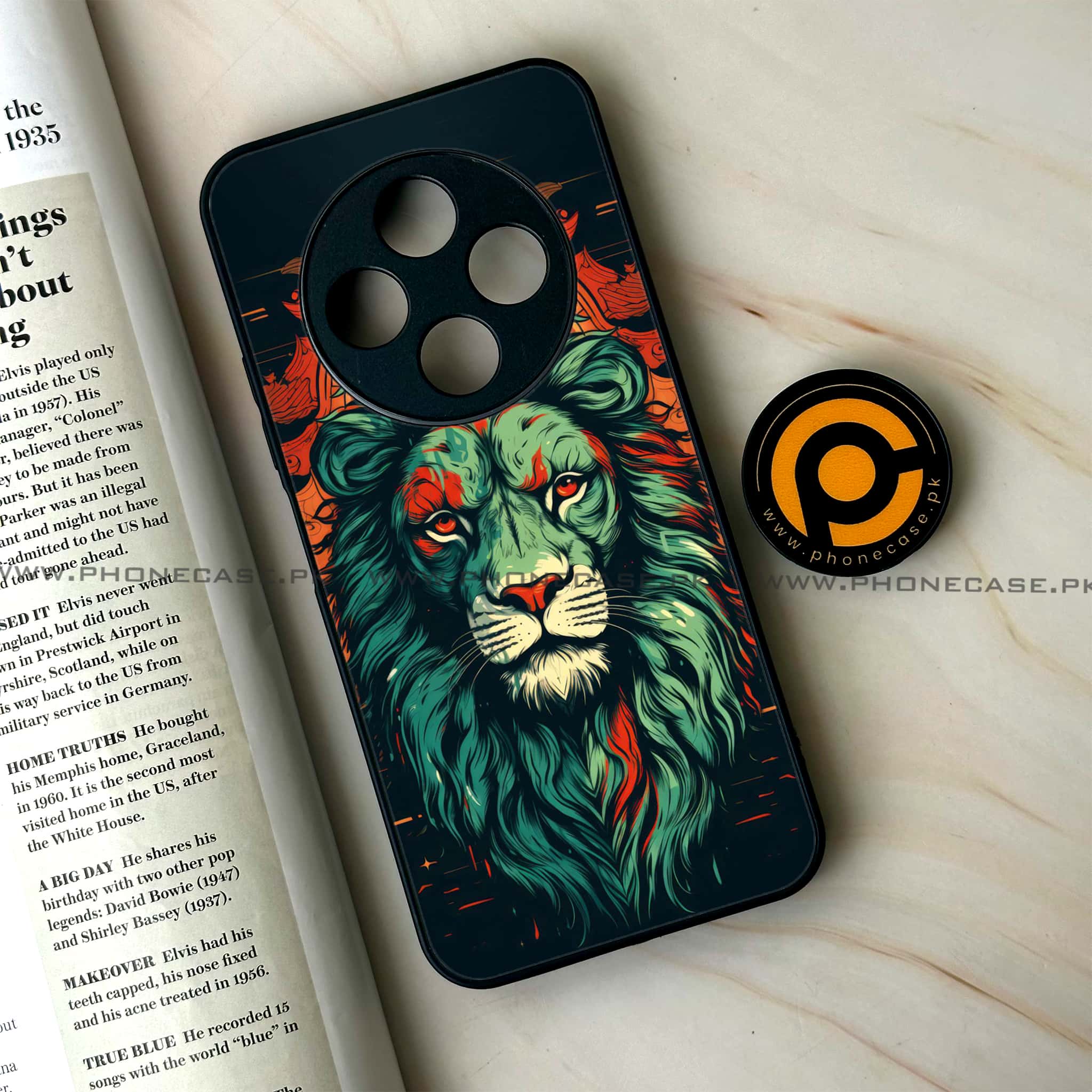 Oppo F27 Pro - Tiger 2.0 Series - Premium Metal Printed soft Bumper Shock Proof Case