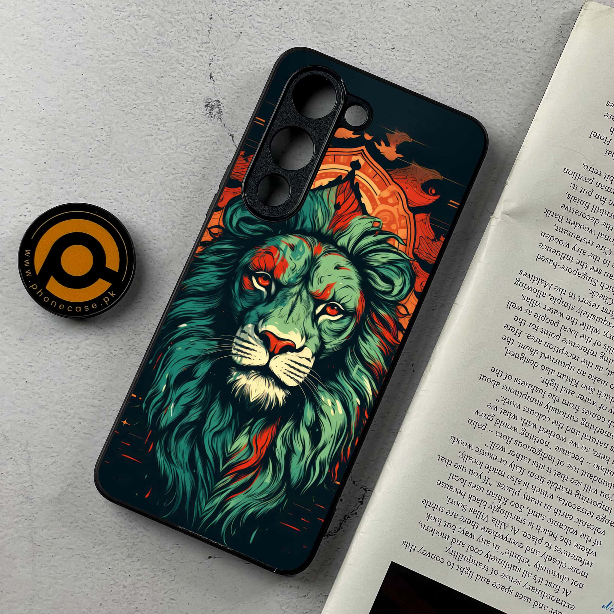 Vivo Y04 - Tiger 2.0 Series - Premium Metal Printed Soft Bumper Shockproof Case