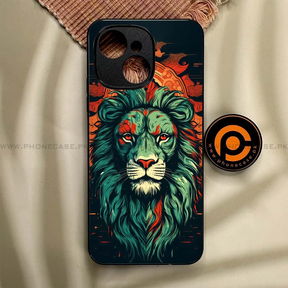 Tecno Spark 40C - Tiger 2.0 Series - Premium Metal Printed soft Bumper shock Proof Case
