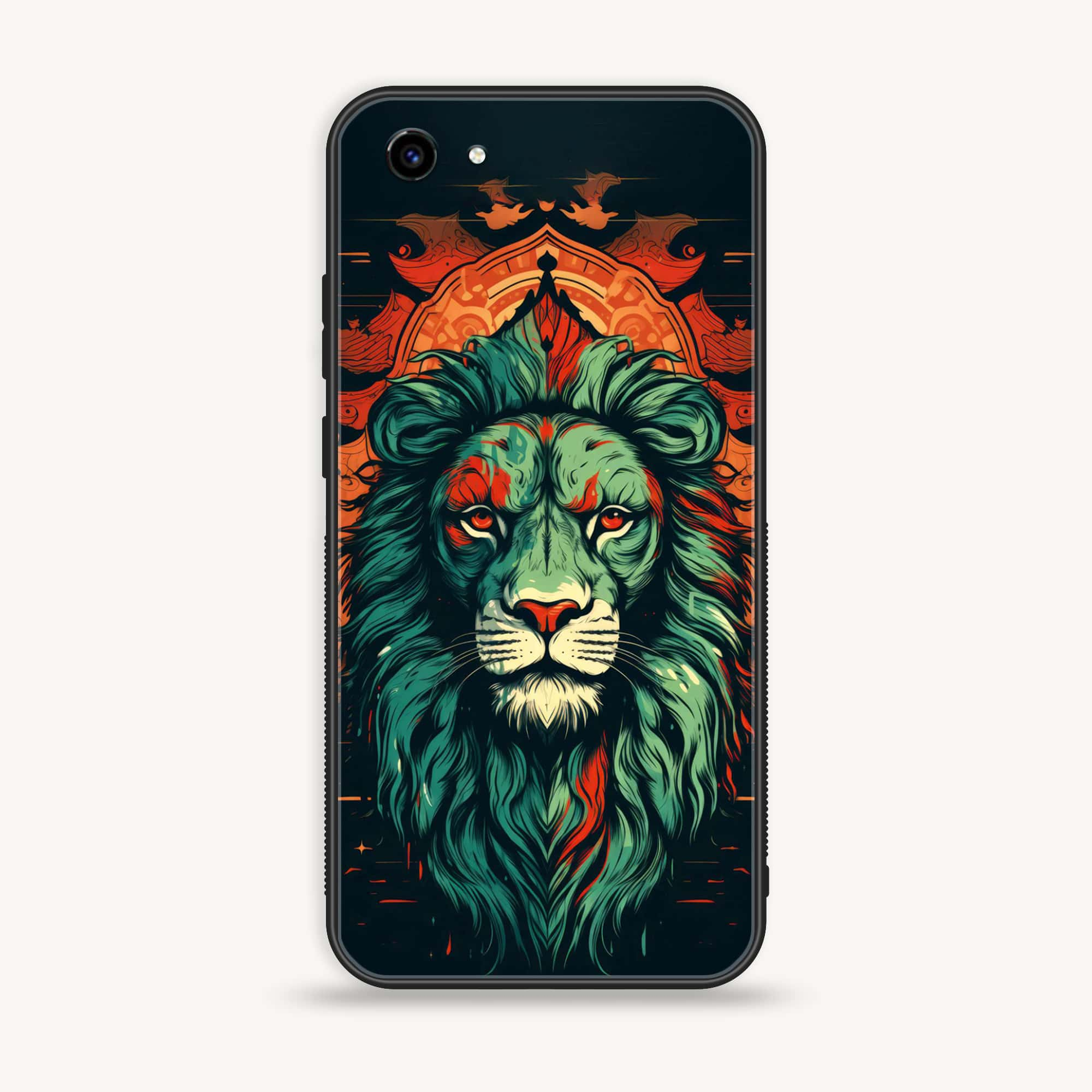 Vivo Y83 - Tiger 2.0 Series - Premium Printed Glass soft Bumper shock Proof Case