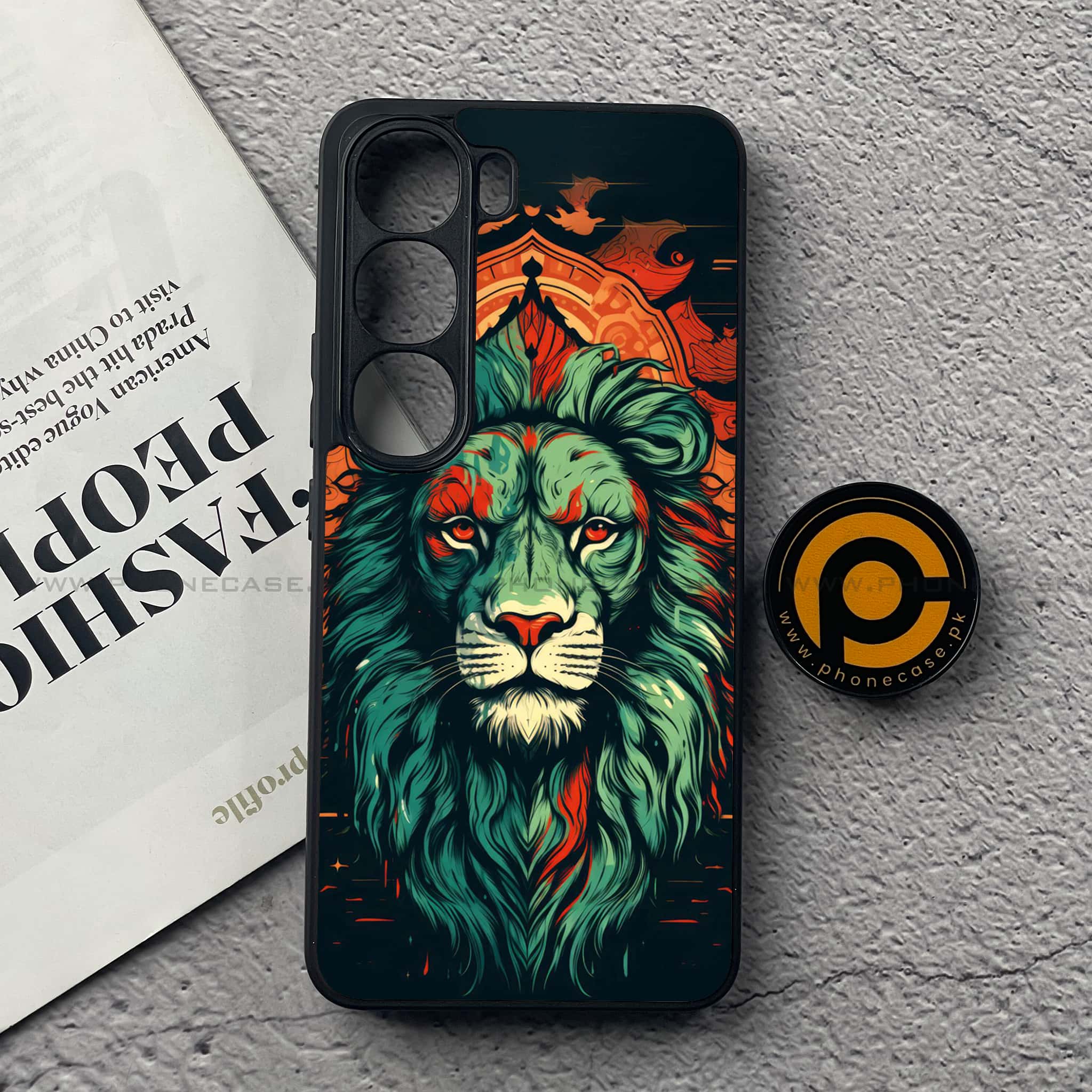 Vivo Y200 4G - Tiger 2.0 Series - Premium Metal Printed soft Bumper Shock Proof Case