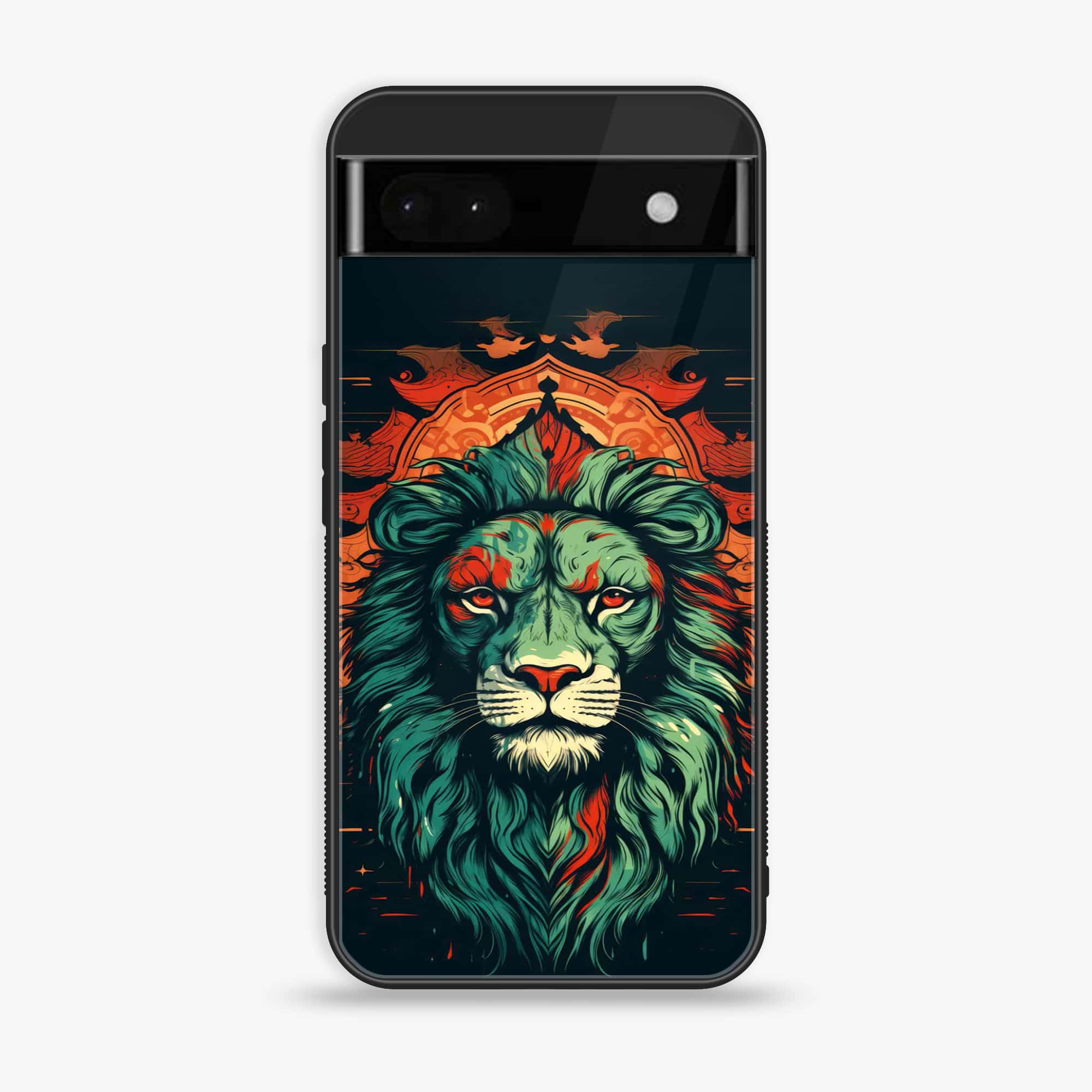 Google Pixel 6A - Tiger 2.0 Series - Premium Metal Printed soft Bumper Shock Proof Case