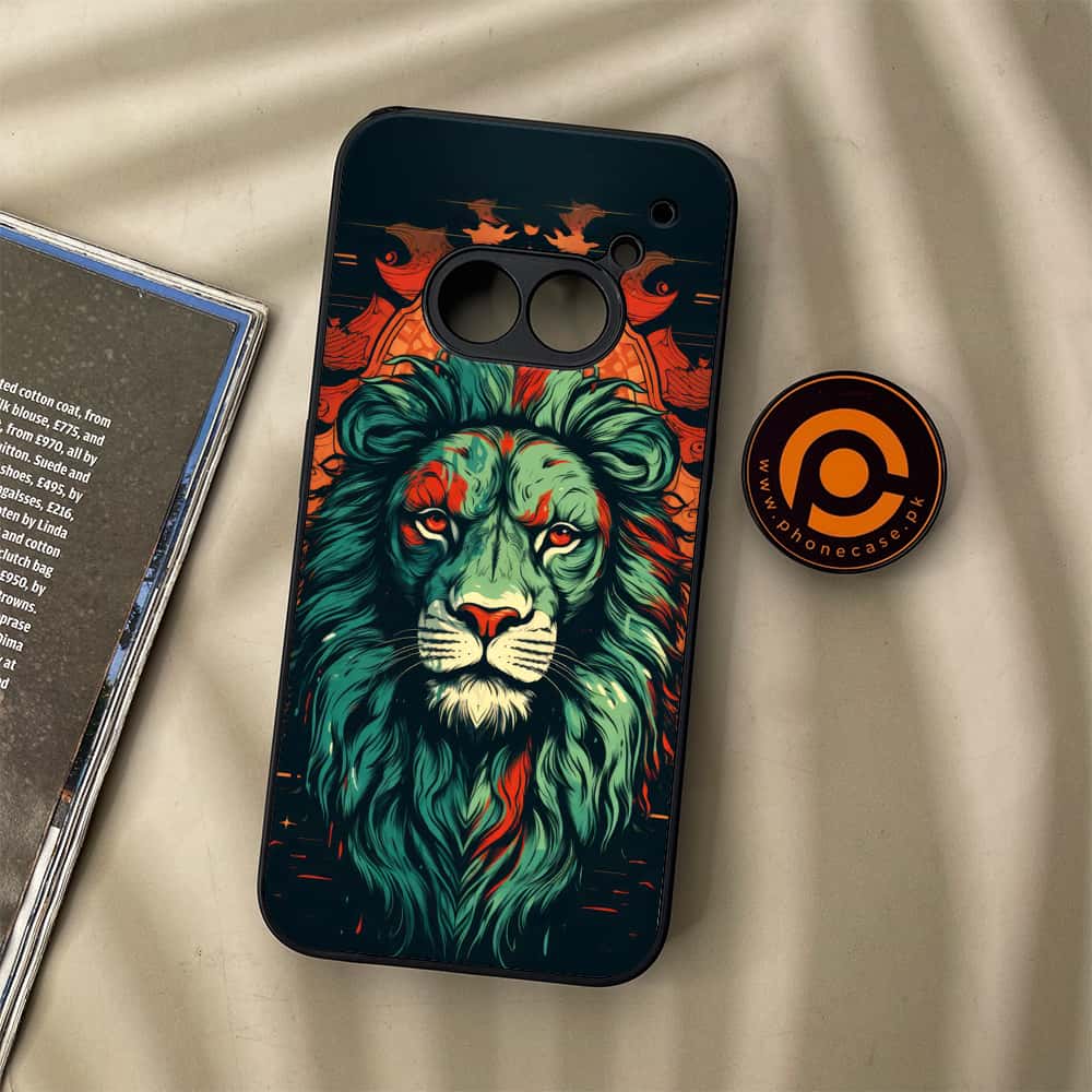 Nothing Phone (2a) - Tiger 2.0 Series - Premium Metal Printed soft Bumper Shock Proof Case