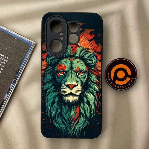 Vivo X200 FE - Tiger 2.0 Design 2- Premium Metal Printed soft Bumper Shock Proof Case CS-36340