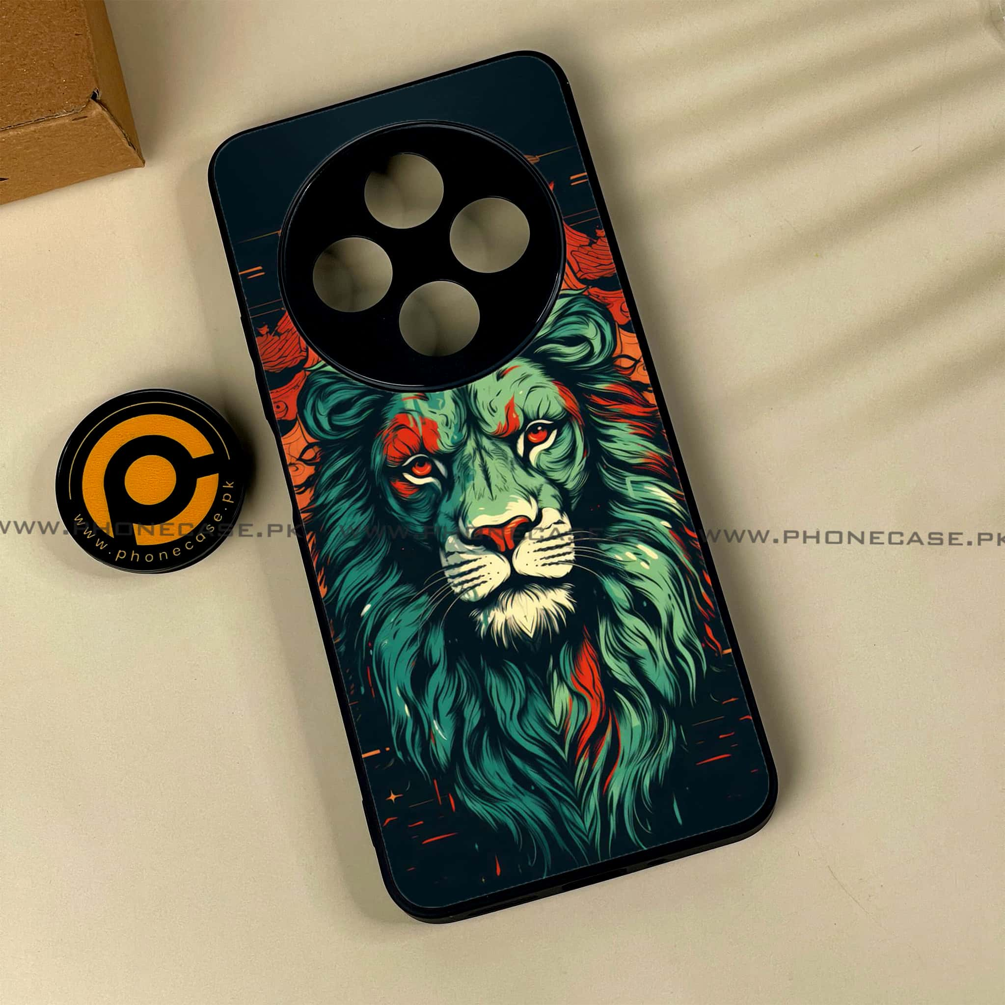 Xiaomi Poco C75 4G - Tiger 2.0 Series - Premium Printed Glass soft Bumper shock Proof Case