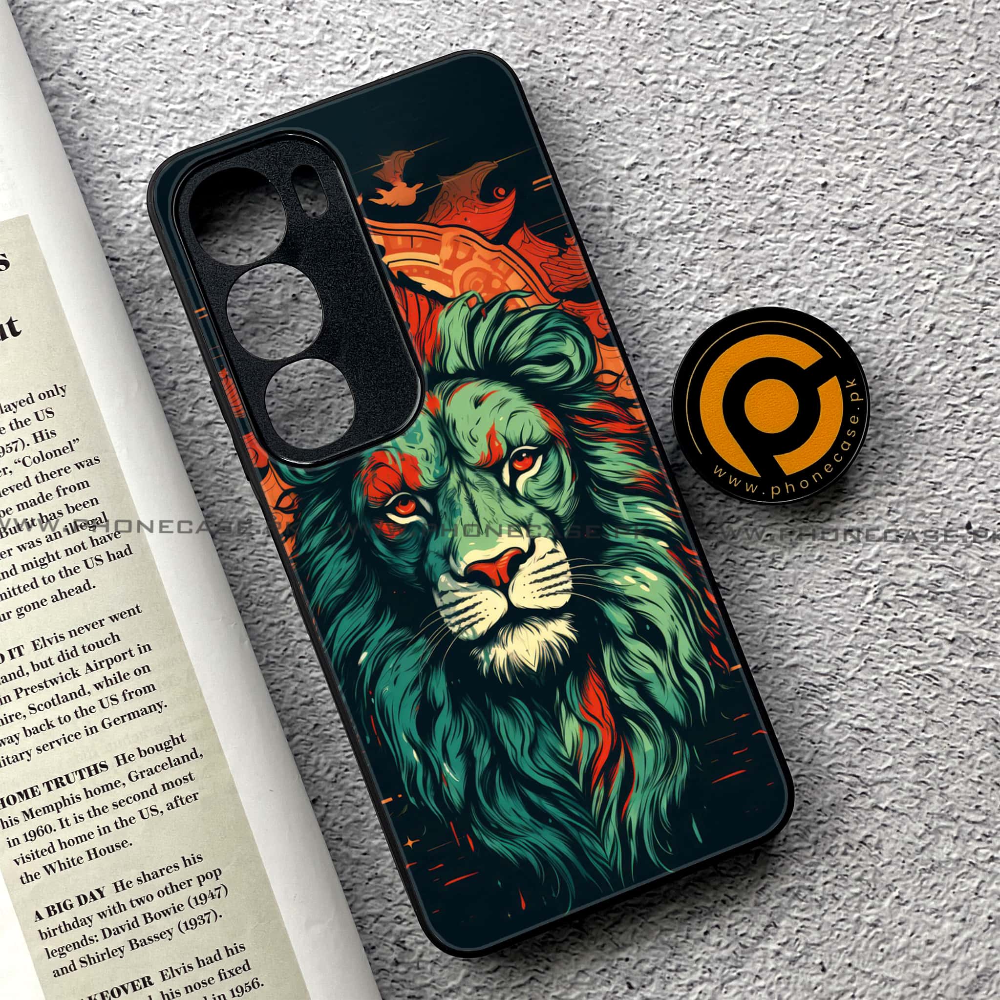 Vivo Y19s Pro - Tiger 2.0 Series - Premium Metal Printed soft Bumper shock Proof Case