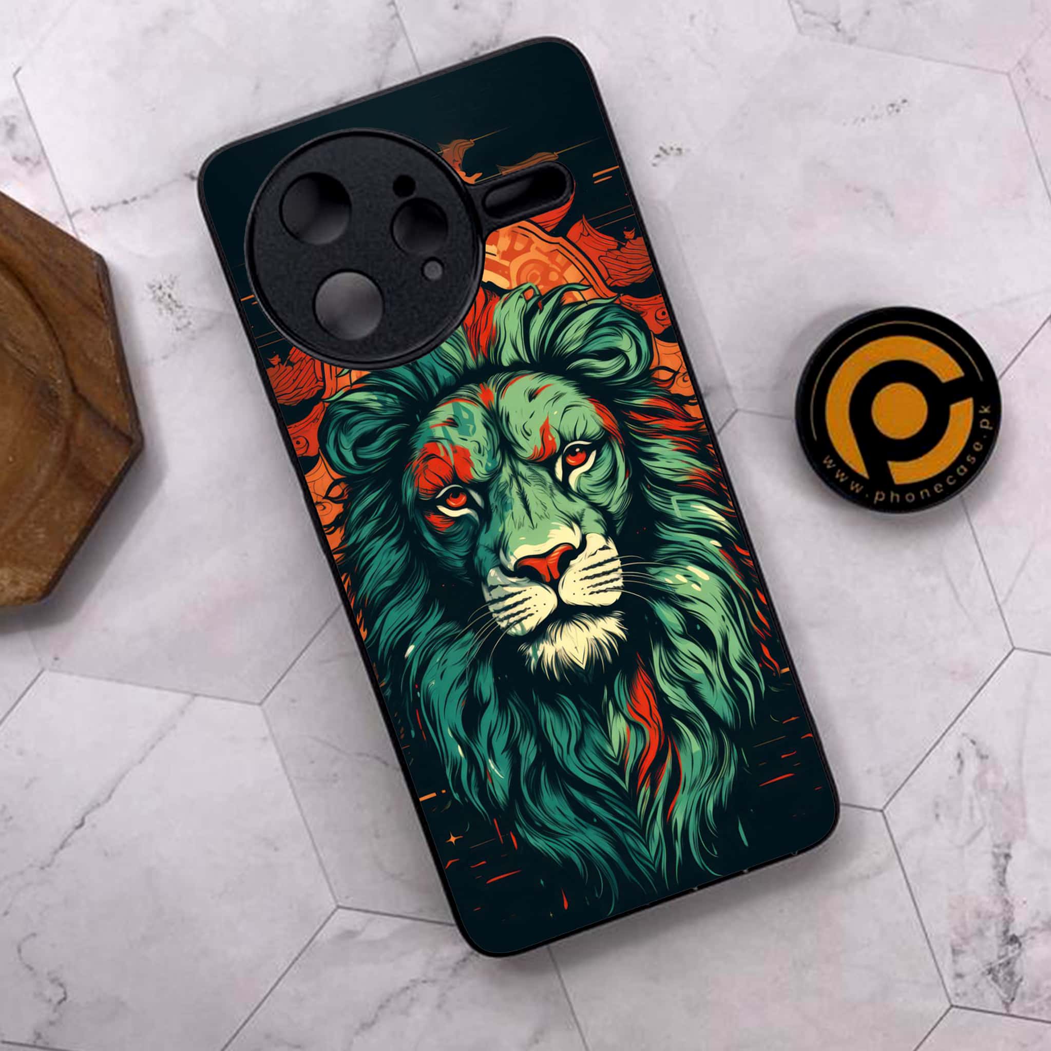 Xiaomi Poco F7 Ultra 5G - Tiger 2.0 Series - Premium Metal Printed soft Bumper shock Proof Case
