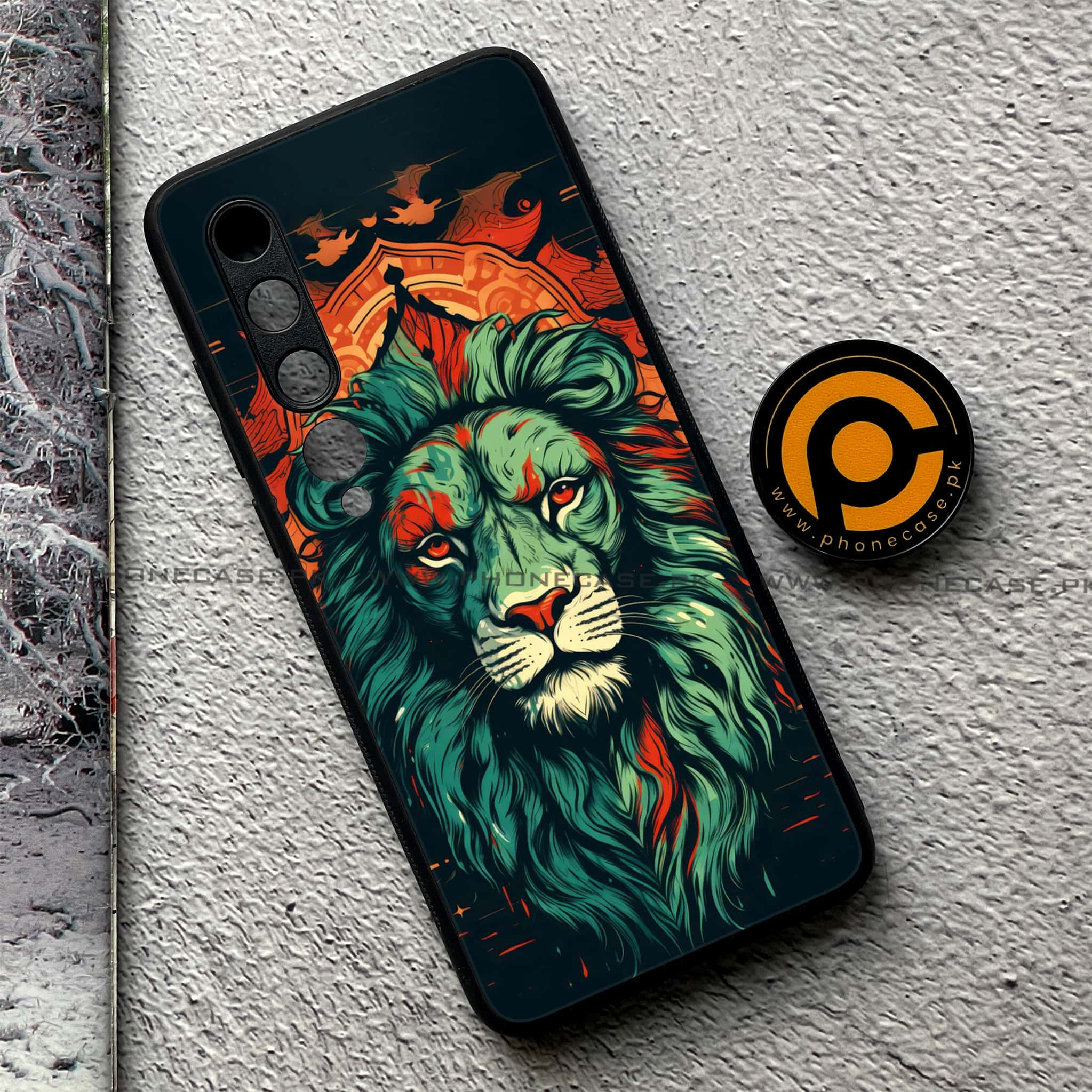 Xiaomi Mi 10 - Tiger 2.0 Series - Premium Printed Glass soft Bumper shock Proof Case