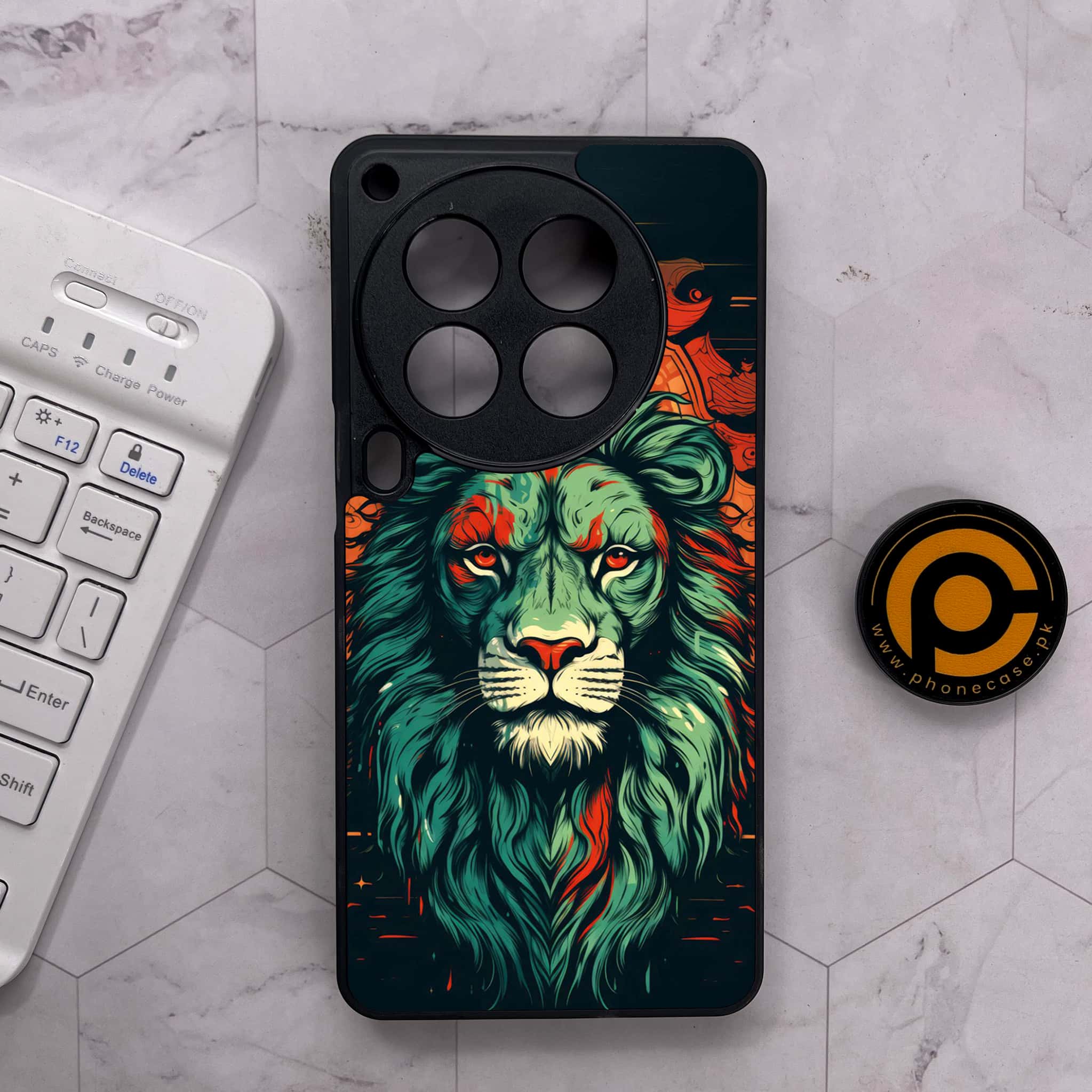 Tecno Camon 30 Premier - Tiger 2.0 Series - Premium Metal Printed soft Bumper shock Proof Case