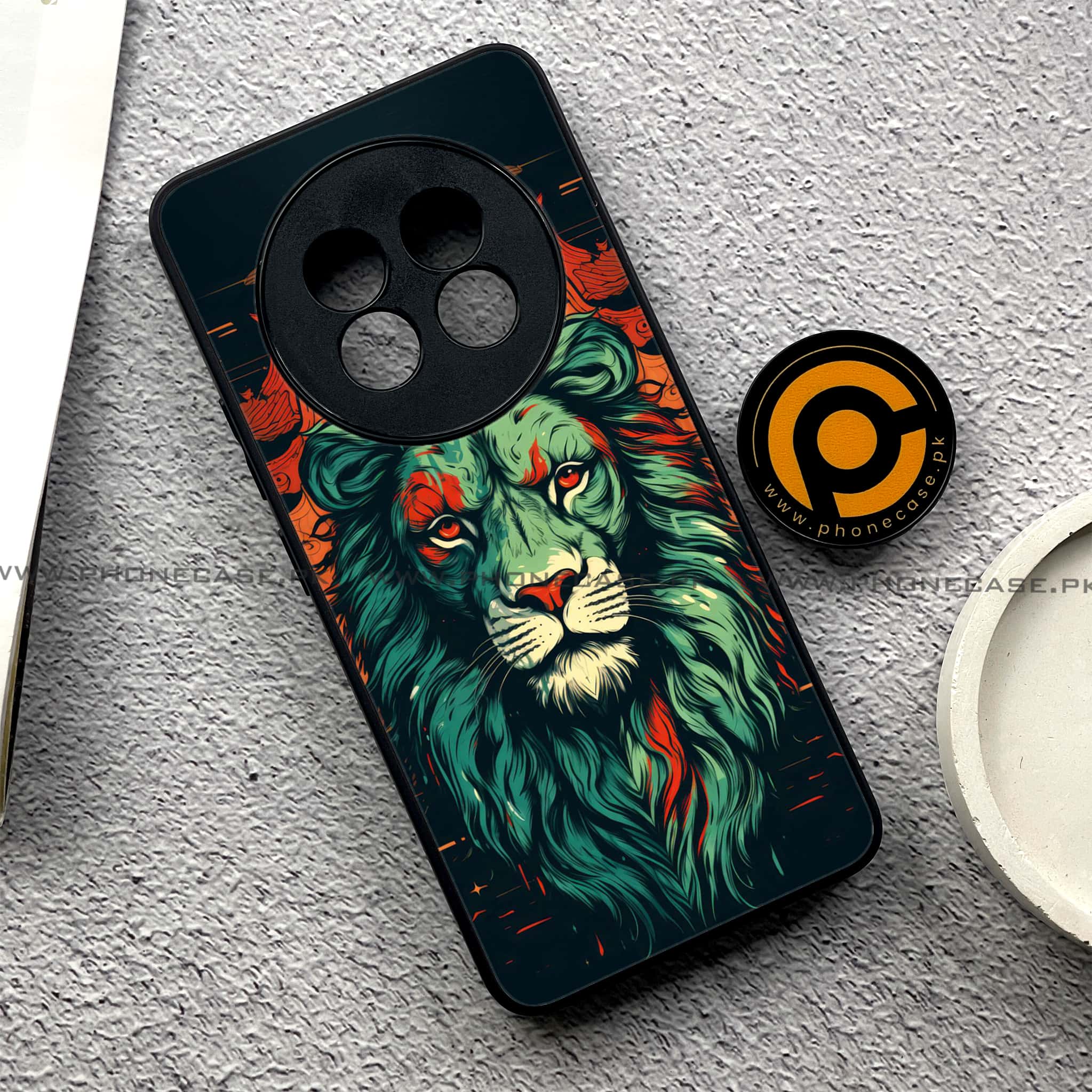 Realme 13 Pro Plus - Tiger 2.0 Series  - Premium Printed Metal soft Bumper shock Proof Case