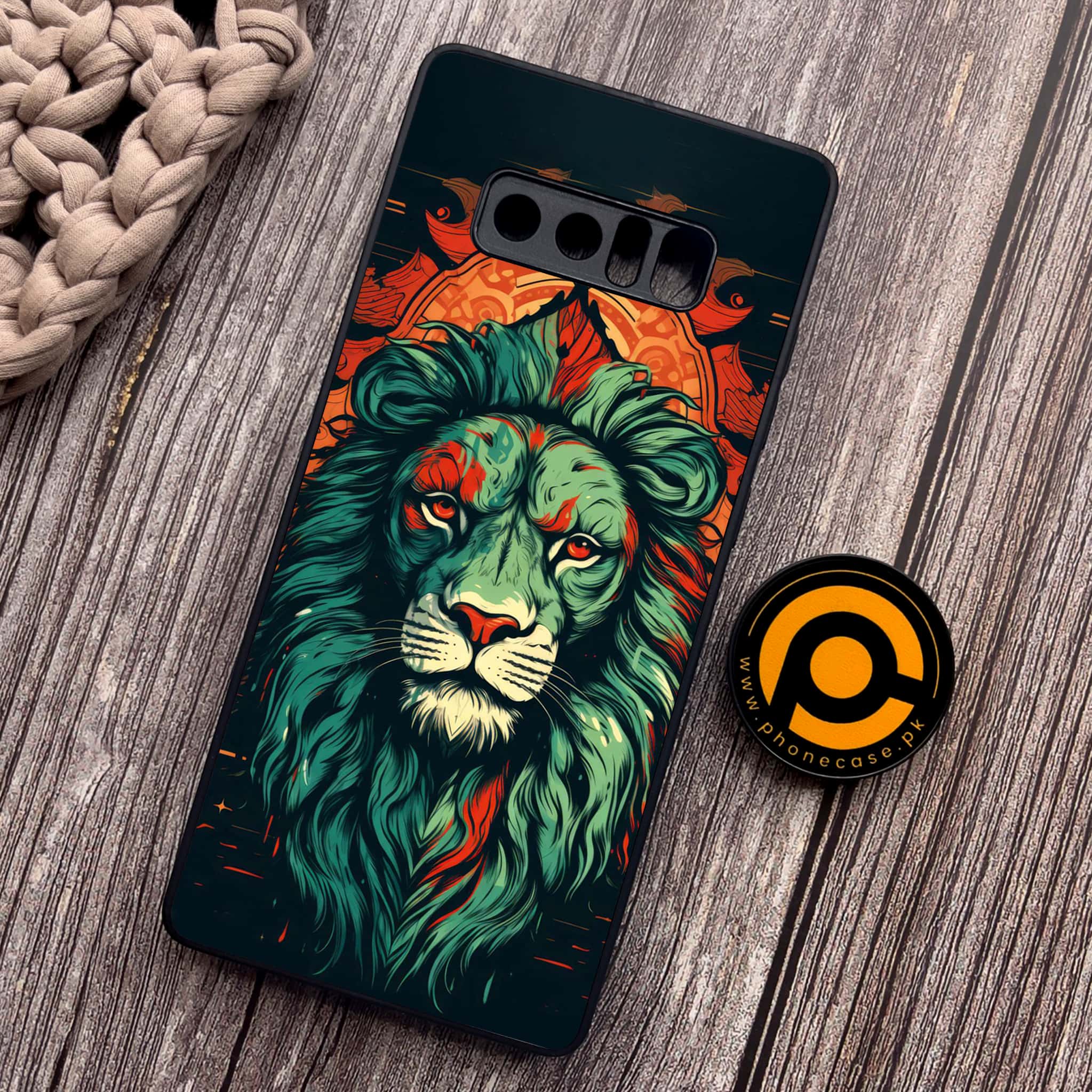 Samsung Galaxy Note 8 - Tiger 2.0 Series - Premium Metal Printed soft Bumper shock Proof Case