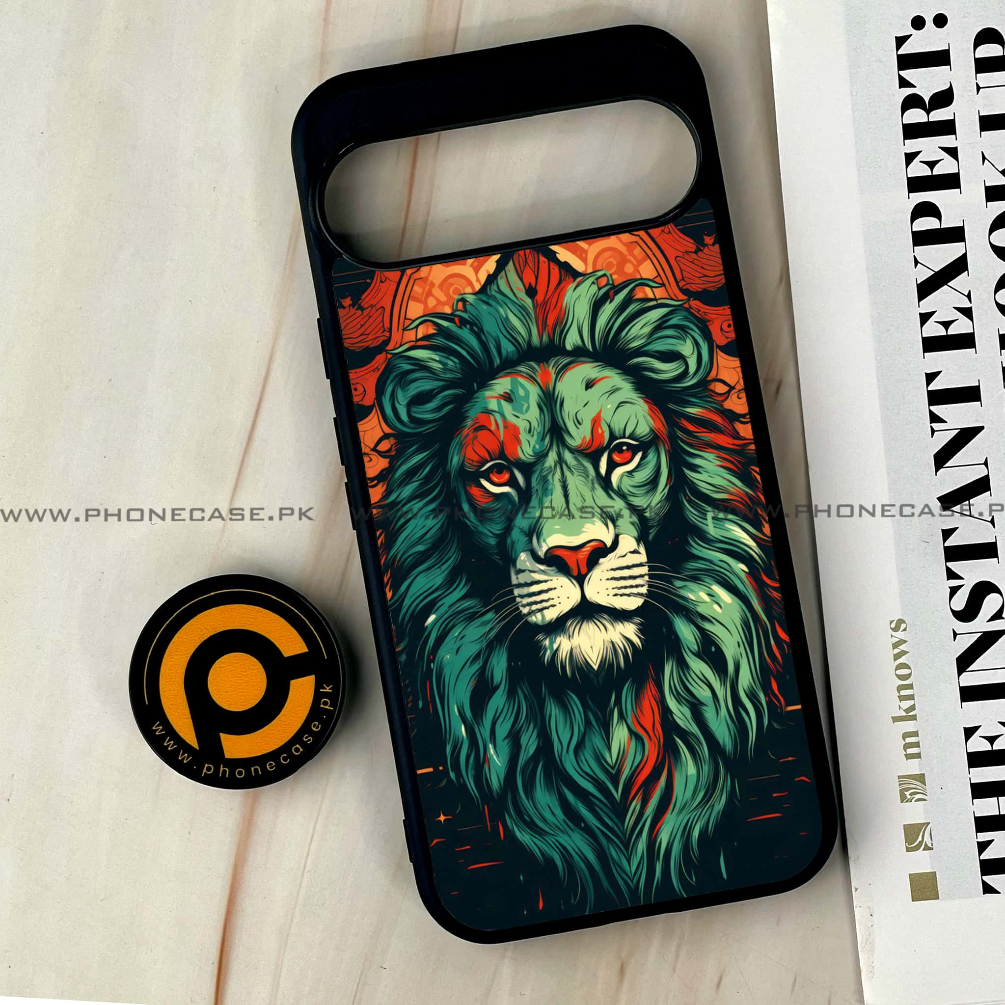 Google Pixel 9 Pro XL - Tiger 2.0 Series - Premium Printed Glass soft Bumper shock Proof Case