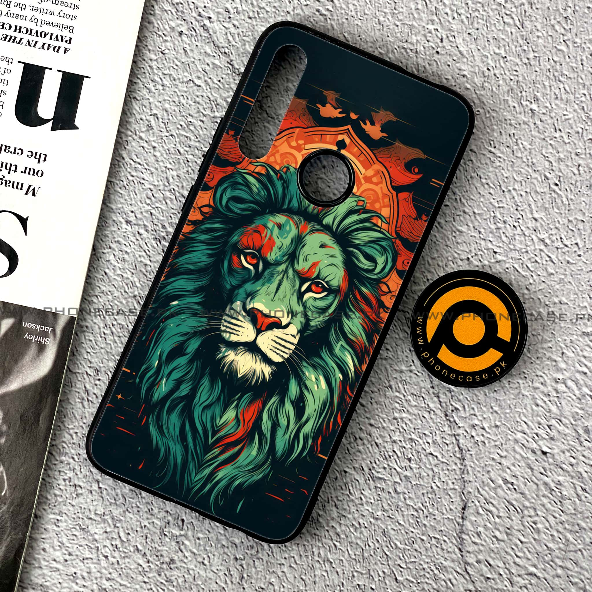 Huawei Y9 Prime (2019) - Tiger 2.0 Series - Premium Printed Glass soft Bumper shock Proof Case