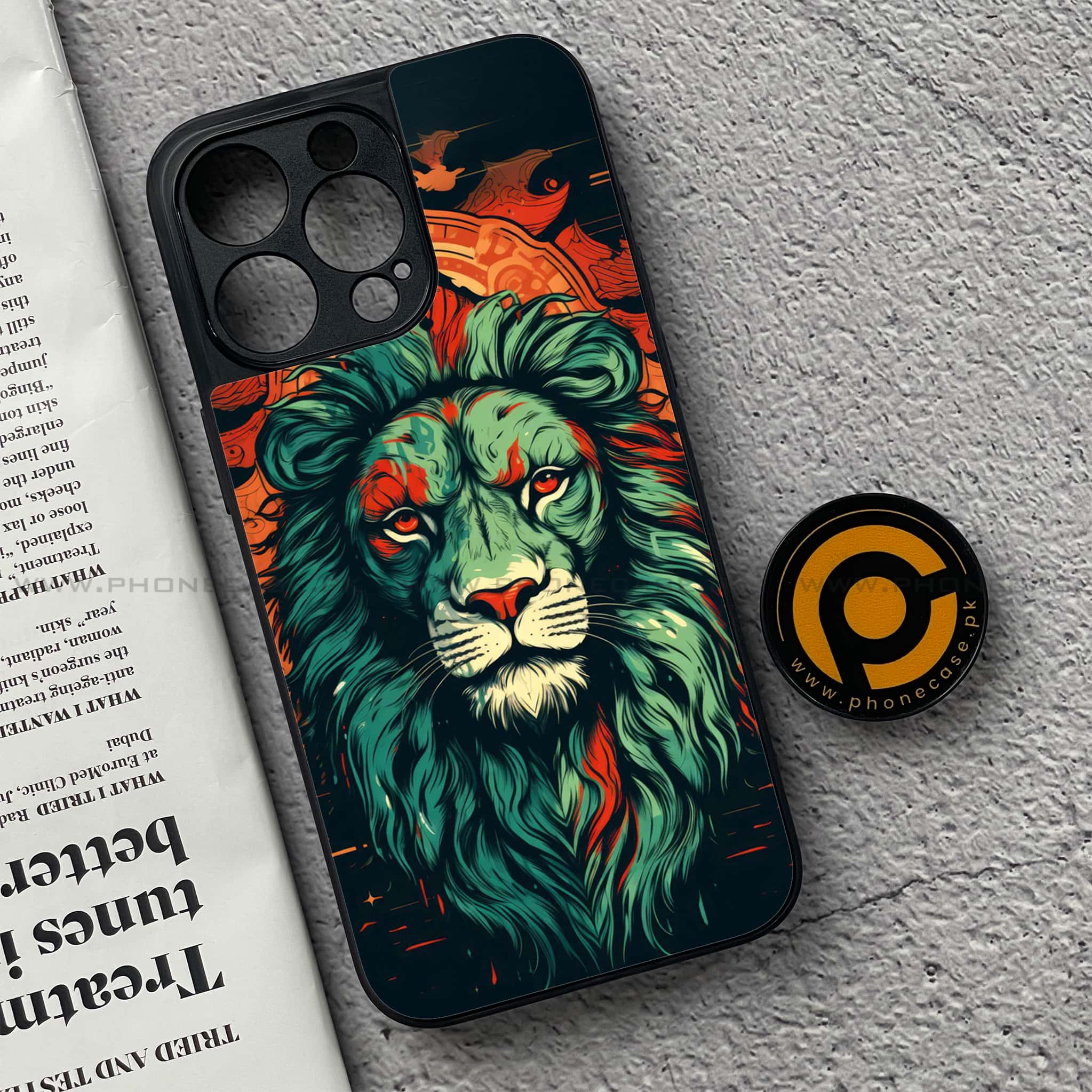 iPhone 15 Pro - Tiger 2.0 Series - Premium Metal Printed soft Bumper shock Proof Case