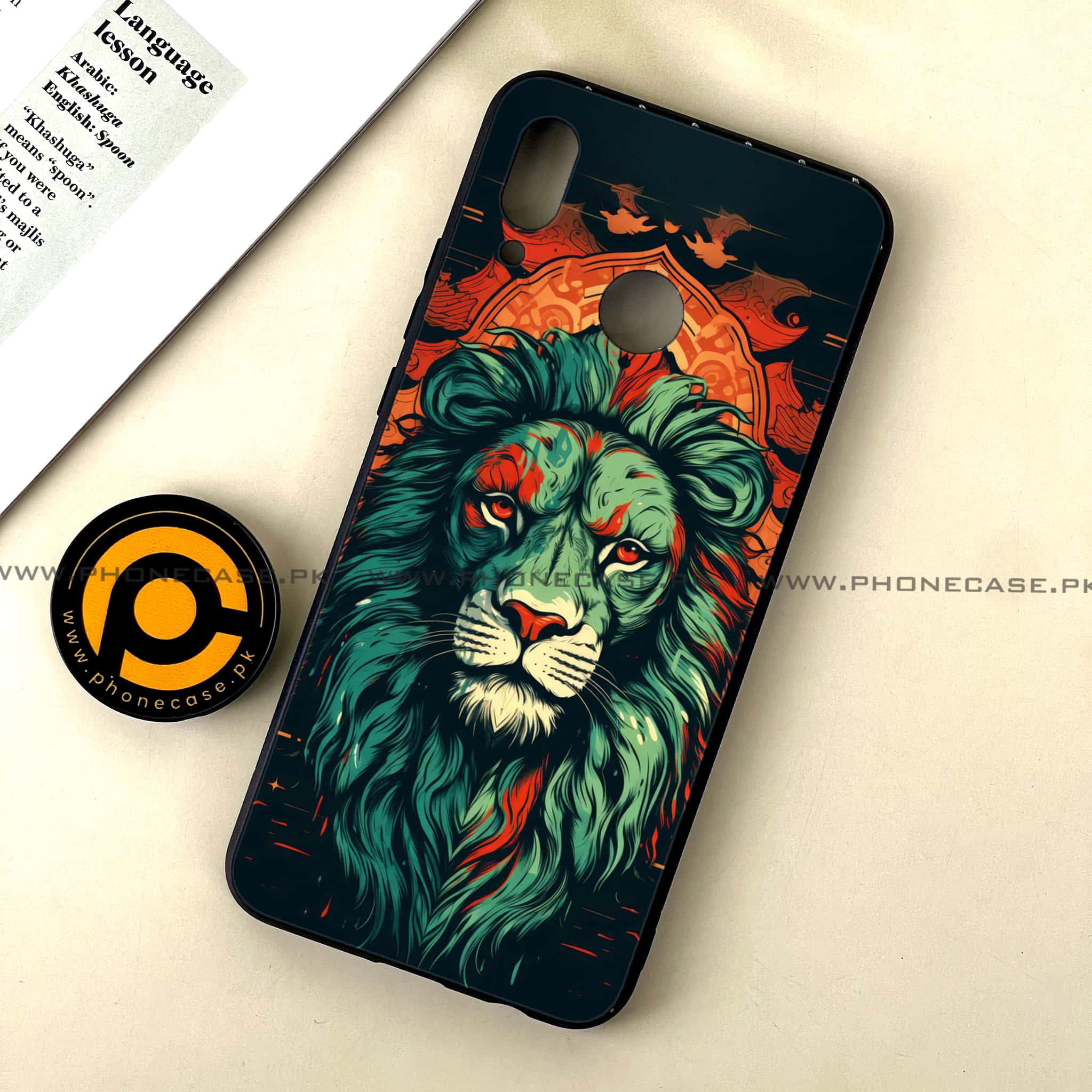 Huawei Nova 3 - Tiger 2.0 Series - Premium Printed Glass soft Bumper shock Proof Case