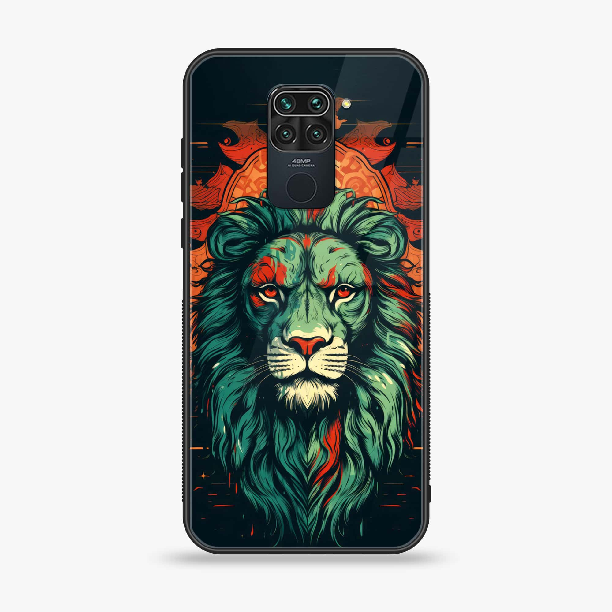 Xiaomi Redmi 10X - Tiger 2.0 Series -  Premium Printed Metal soft Bumper shock Proof Case