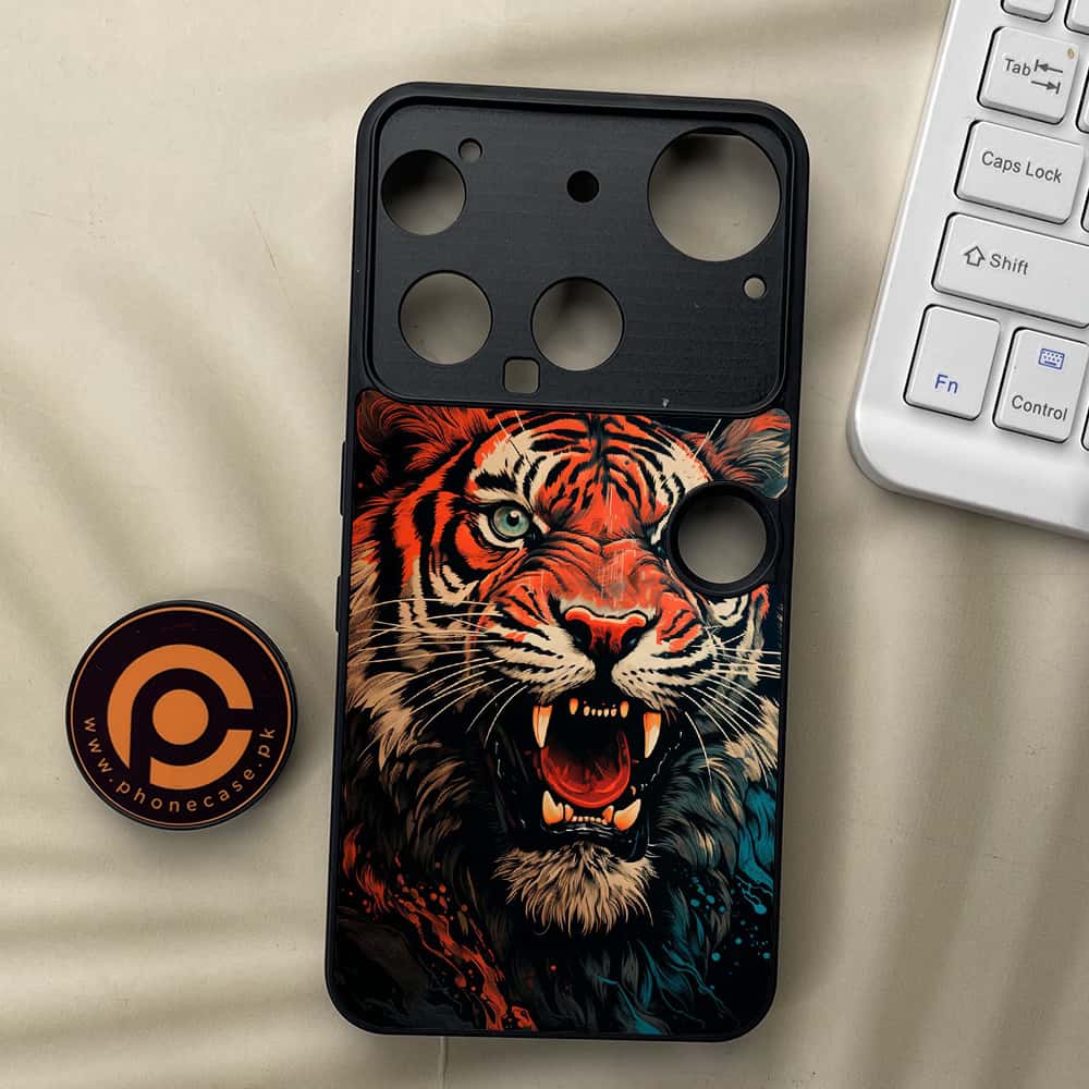Nothing Phone 3 - Tiger 2.0 Series - Premium Metal  Printed soft Bumper shock Proof Case