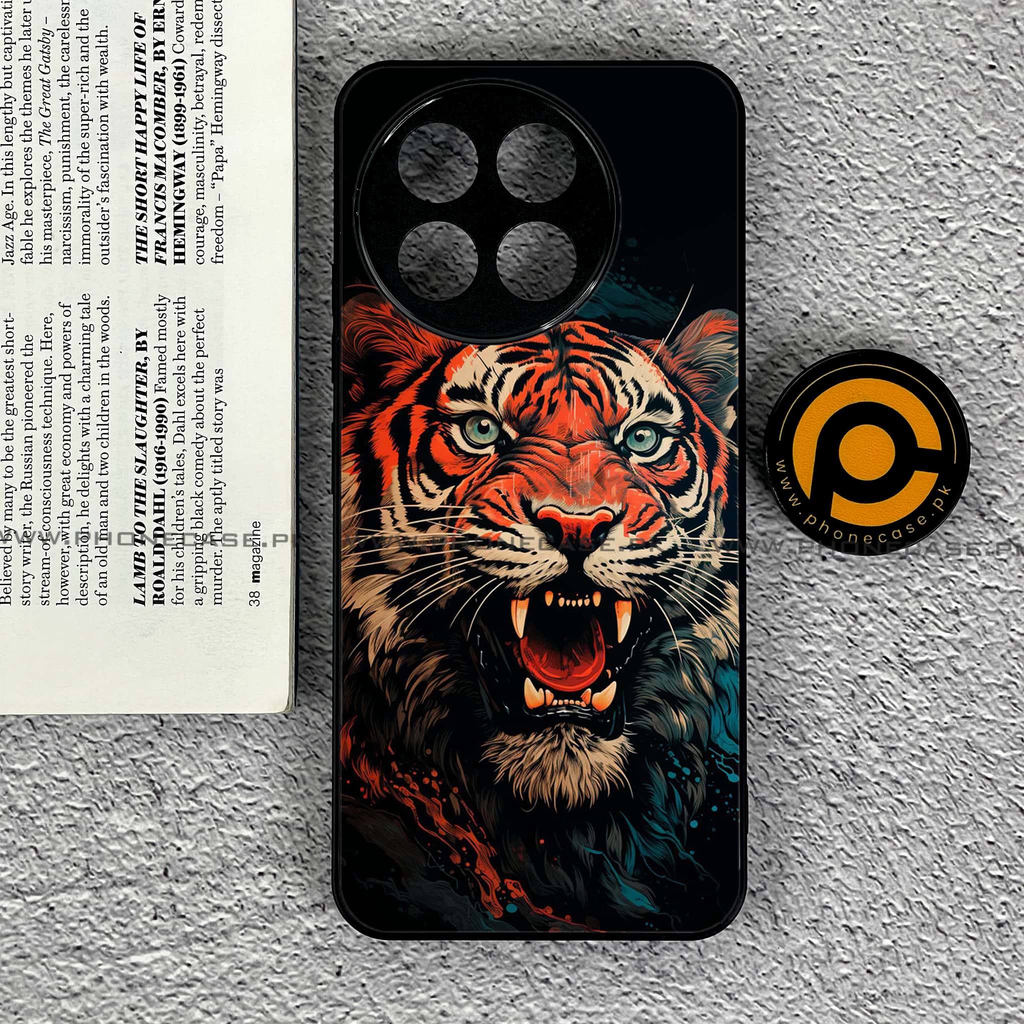 OnePlus Ace 5 - Tiger 2.0 Series - Premium Metal Printed soft Bumper shock Proof Case