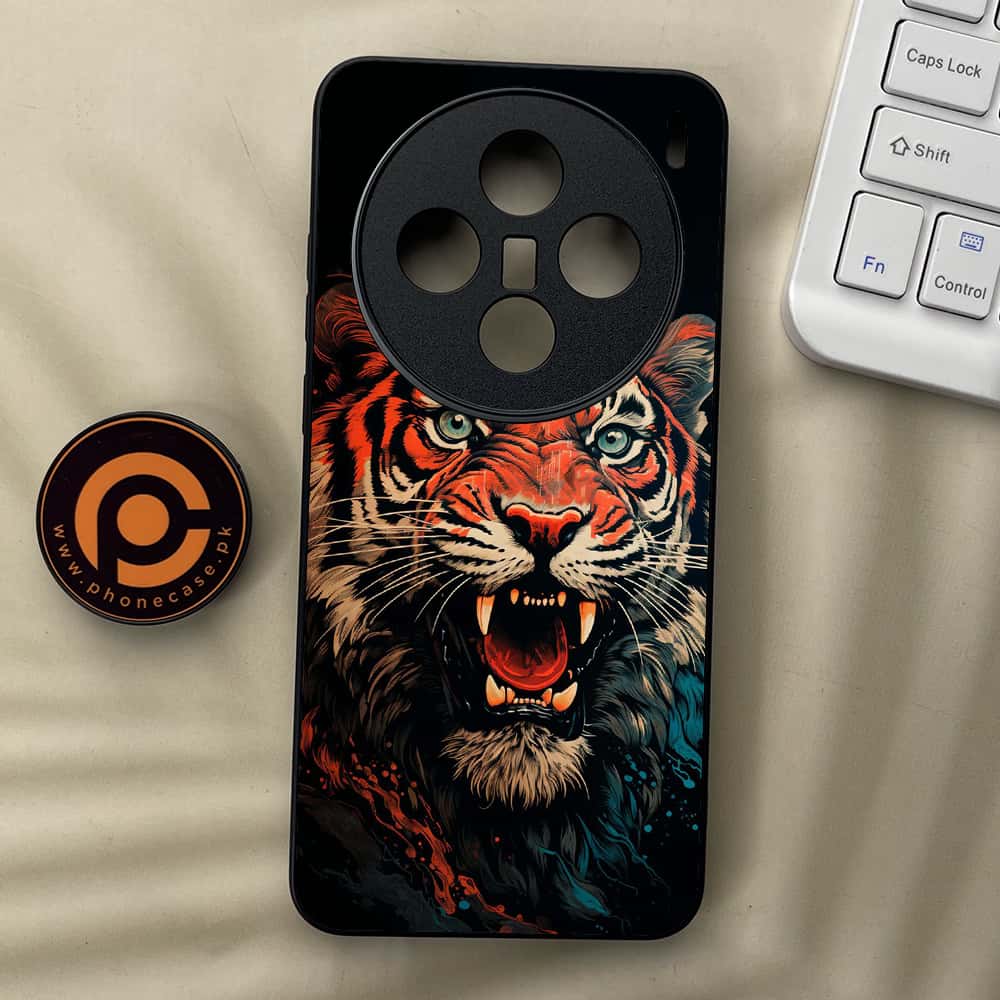 Honor X5b Plus - Tiger 2.0 Series - Premium Metal  Printed soft Bumper shock Proof Case