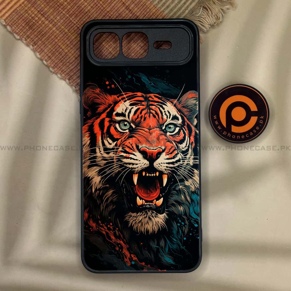 Infinix Smart 10 Plus - Tiger 2.0 Series - Premium Metal Printed soft Bumper shock Proof Case