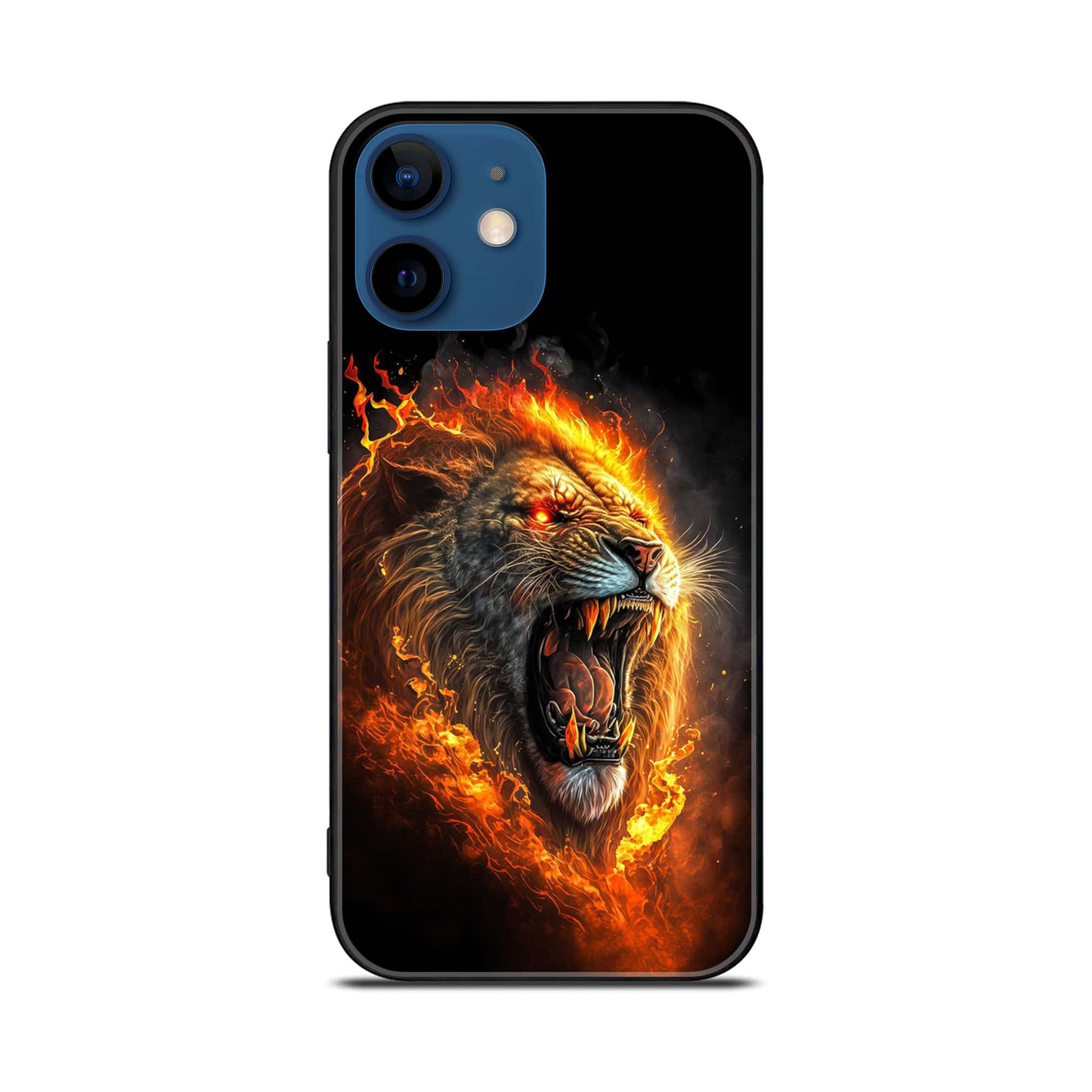 iPhone 11 Tiger Series 2.0 Premium Printed Glass soft Bumper shock Proof Case