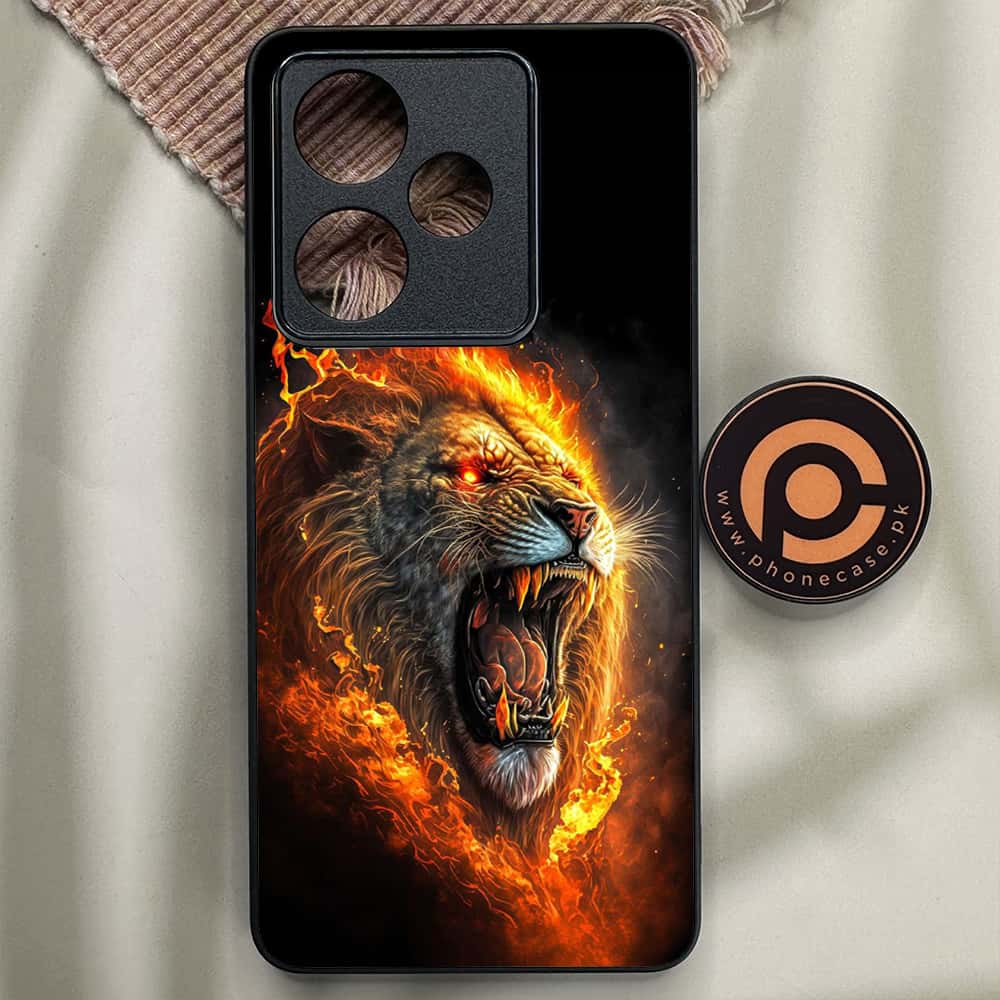 Realme GT 7T - Tiger 2.0 Series - Premium Metal Printed soft Bumper shock Proof Case