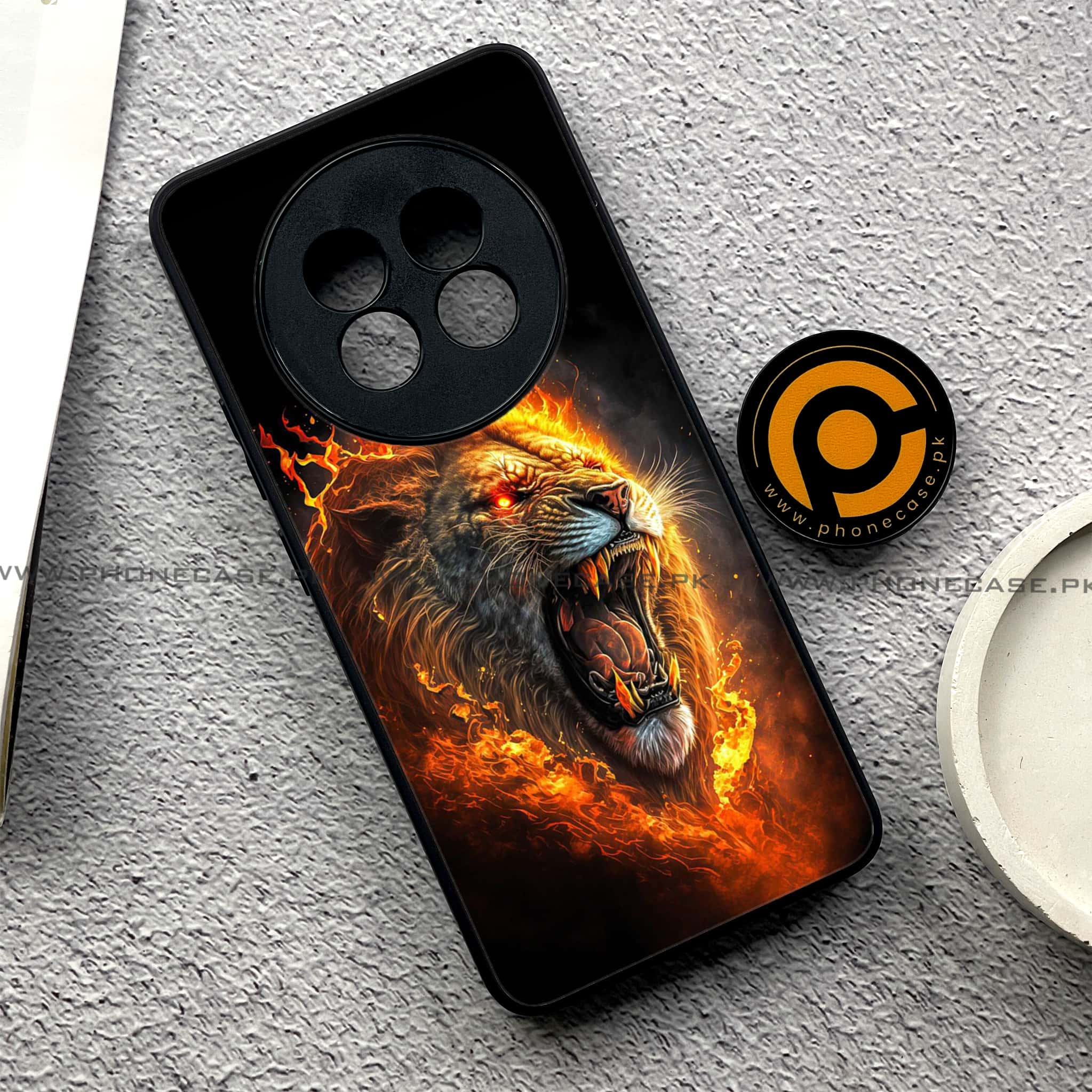 Realme 13 Pro Plus - Tiger 2.0 Series  - Premium Printed Metal soft Bumper shock Proof Case