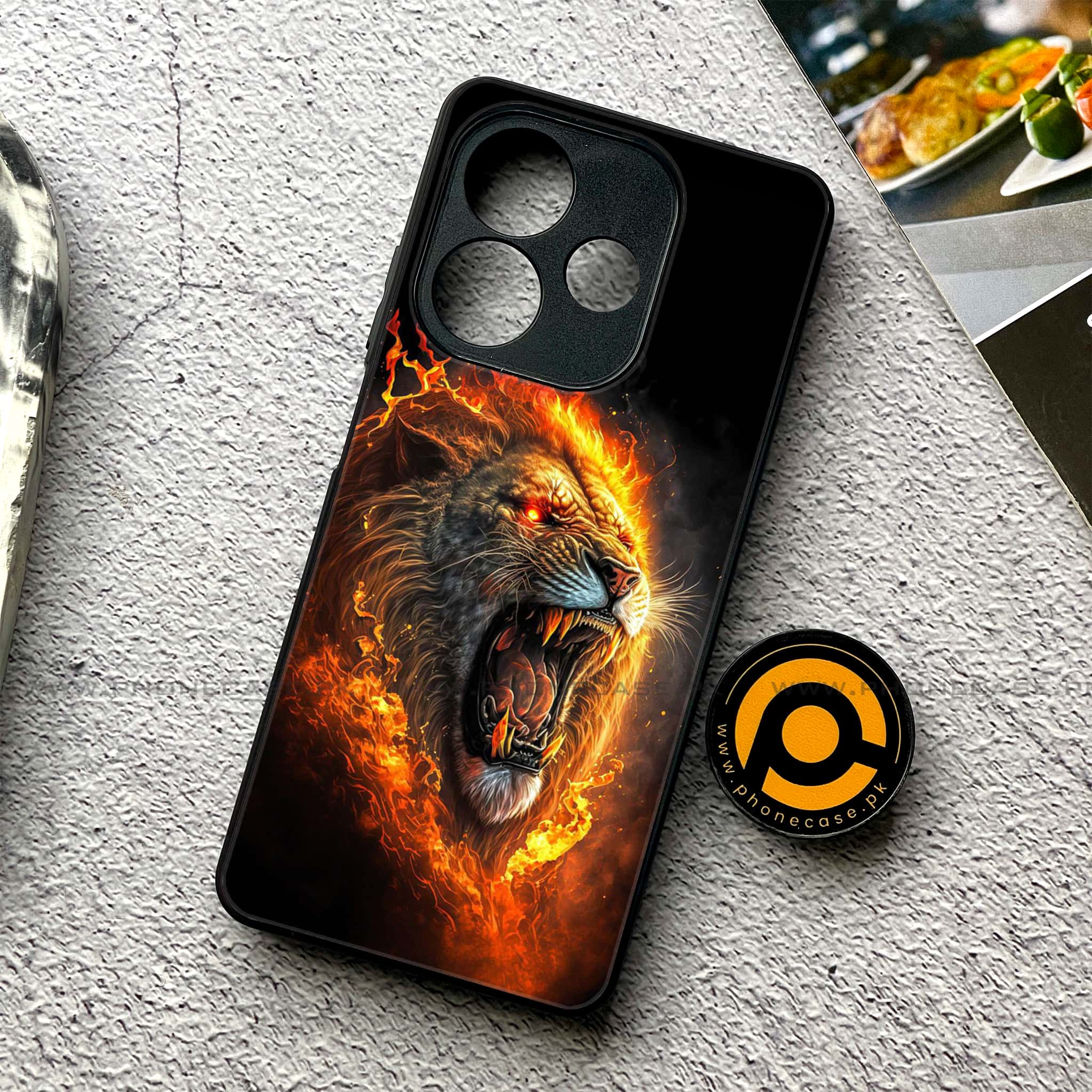 Oppo A5 Pro - Tiger 2.0 Series - Premium Metal Printed soft Bumper shock Proof Case