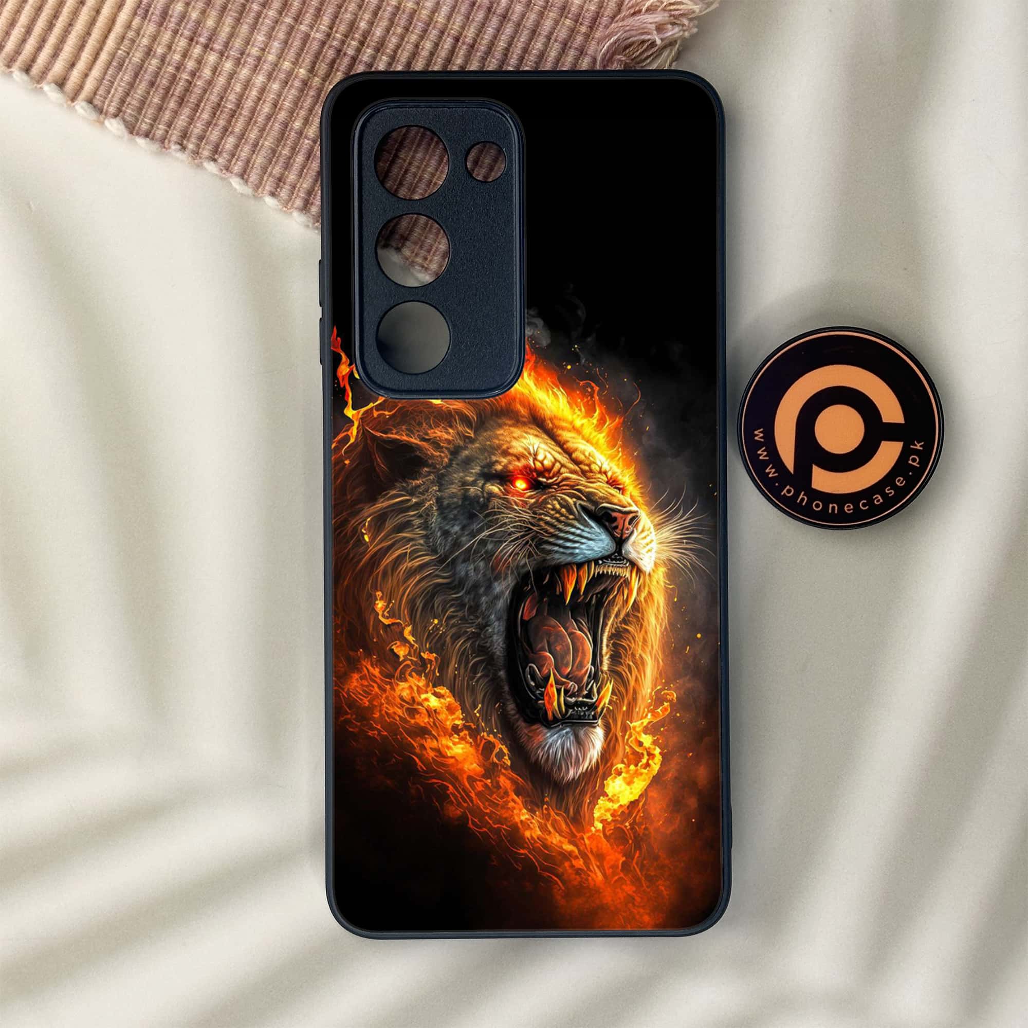 Oppo A5 2025 - Tiger 2.0 Series - Premium Metal Printed soft Bumper shock Proof Case