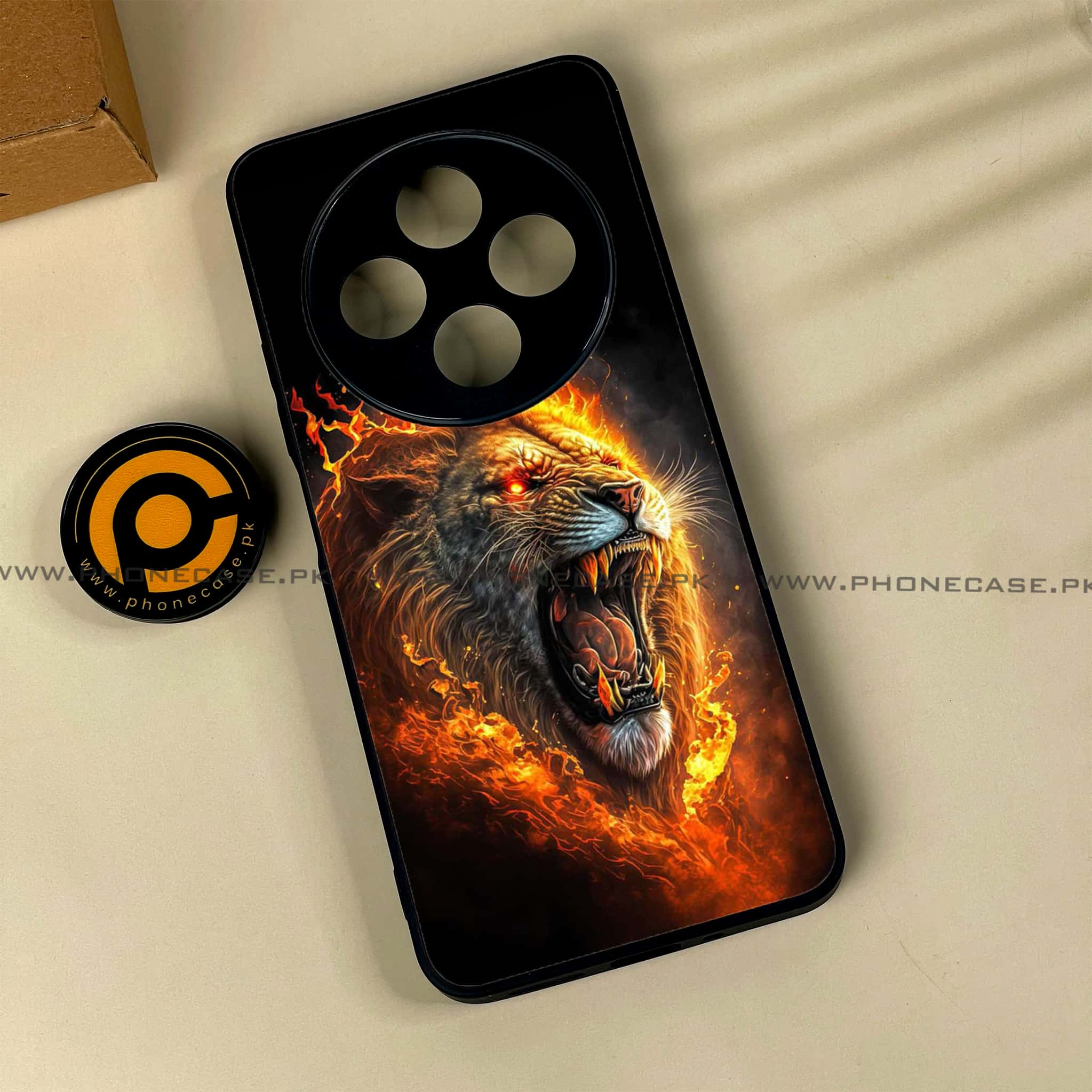 Xiaomi Poco C75 4G - Tiger 2.0 Series - Premium Printed Glass soft Bumper shock Proof Case