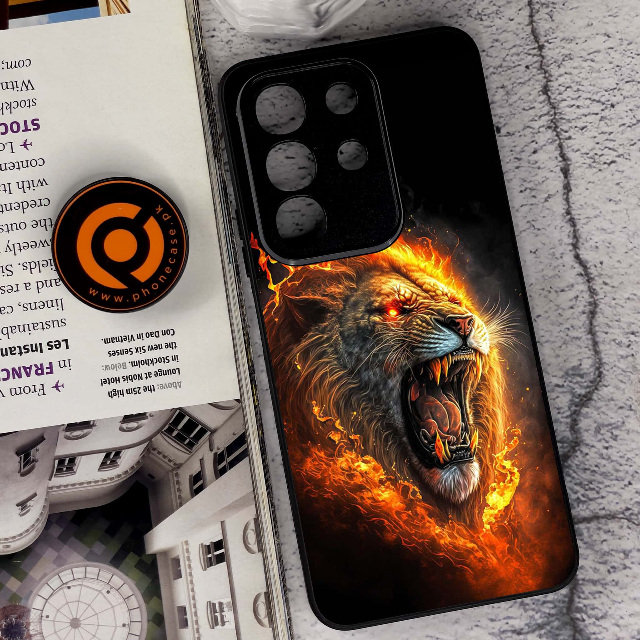 Vivo Y29 4G - Tiger 2.0 Series - Premium Metal Printed soft Bumper Shock Proof Case