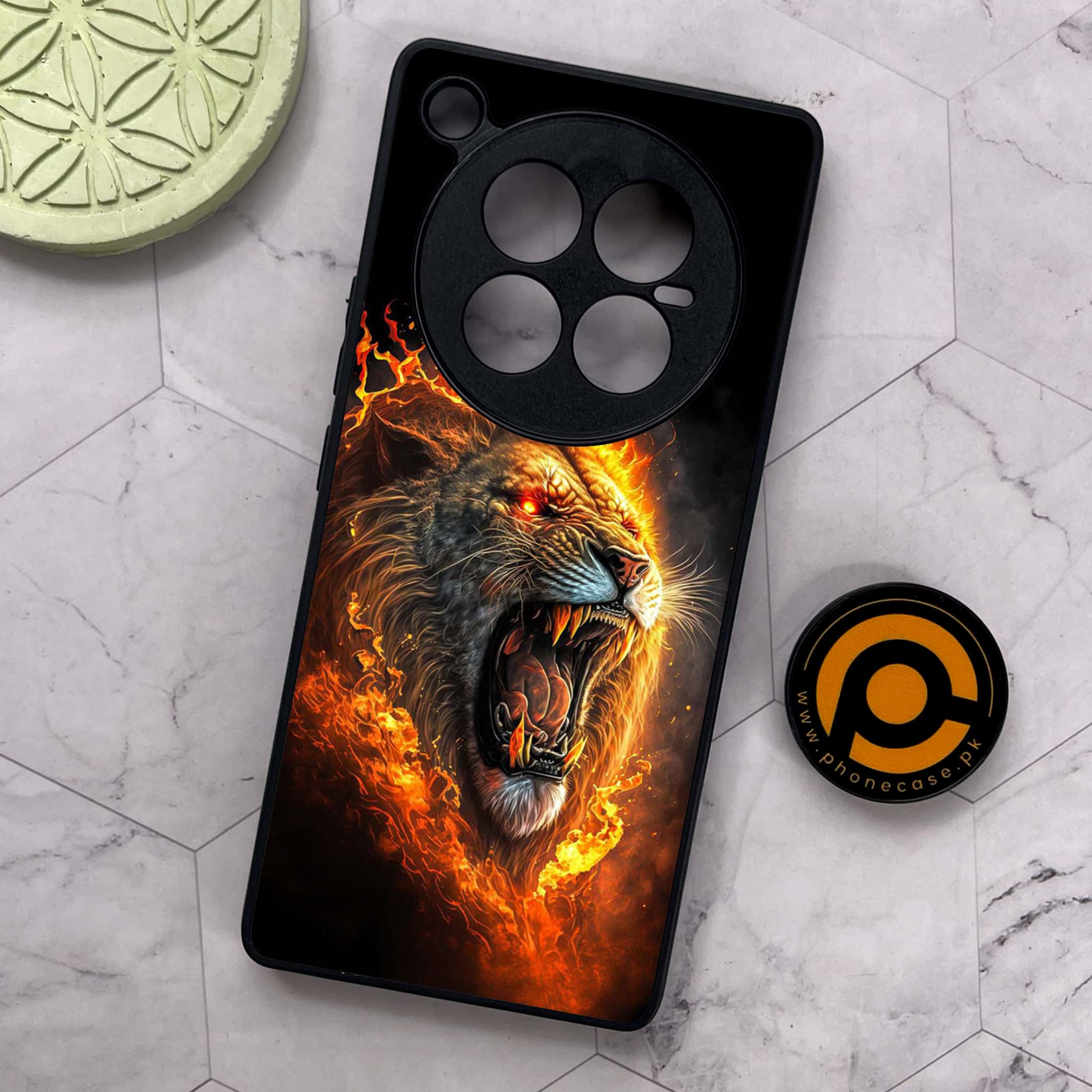 Infinix Zero 40 5G - Tiger 2.0 Series - Premium Metal Printed soft Bumper shock Proof Case