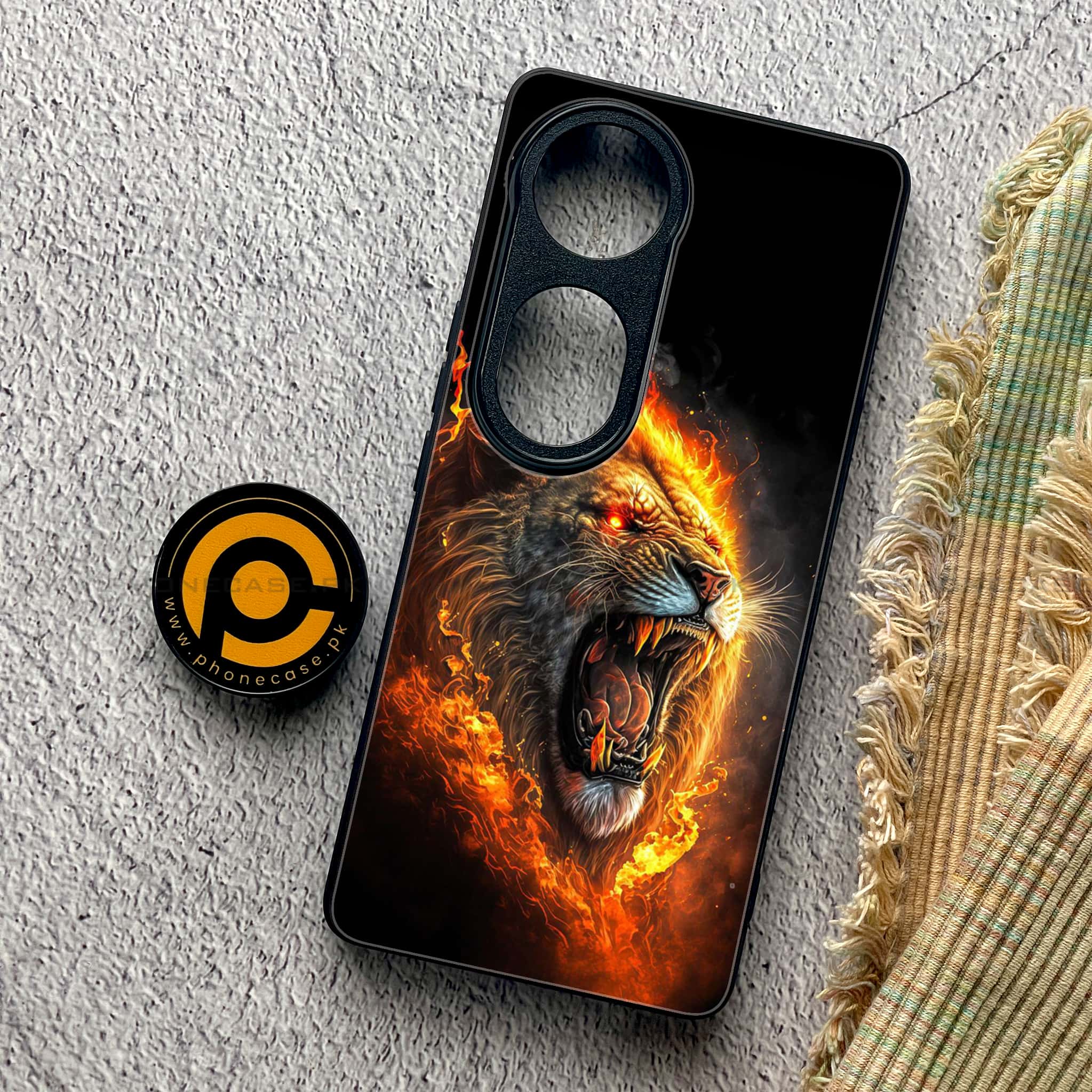 Vivo V40 Pro - Tiger 2.0 Series - Premium Metal Printed soft Bumper shock Proof Case