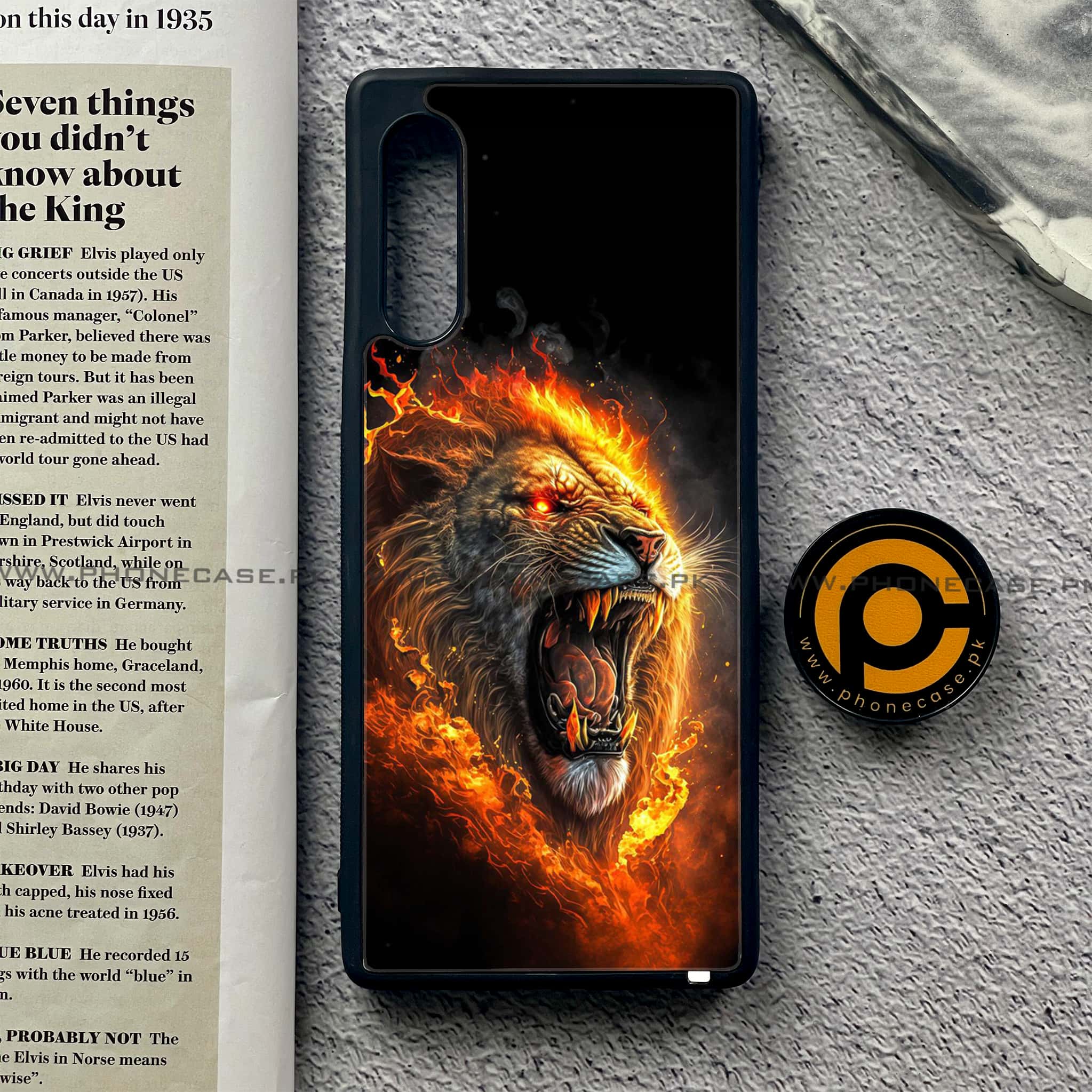 LG G9 - Tiger 2.0 Series - Premium Metal Printed soft Bumper shock Proof Case