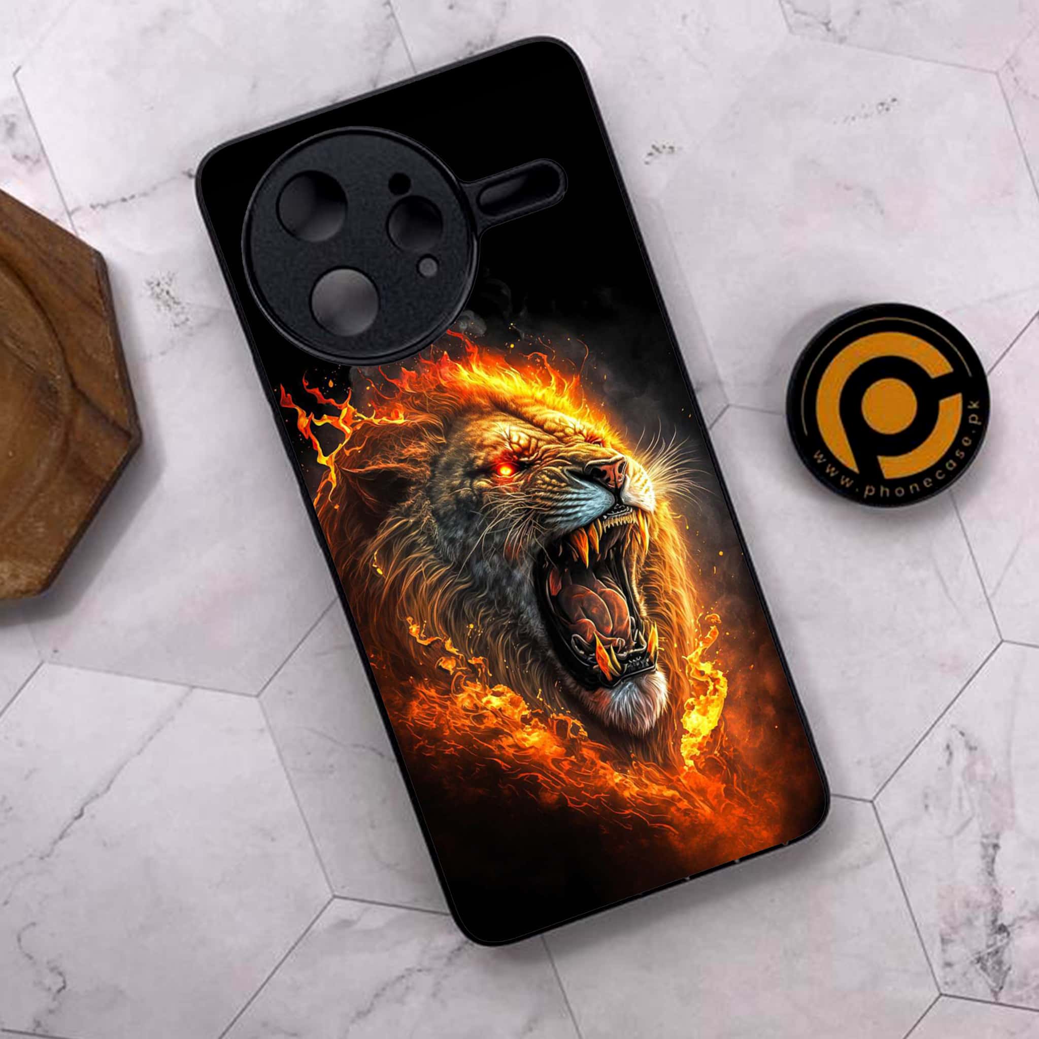 Xiaomi Poco F7 Ultra 5G - Tiger 2.0 Series - Premium Metal Printed soft Bumper shock Proof Case