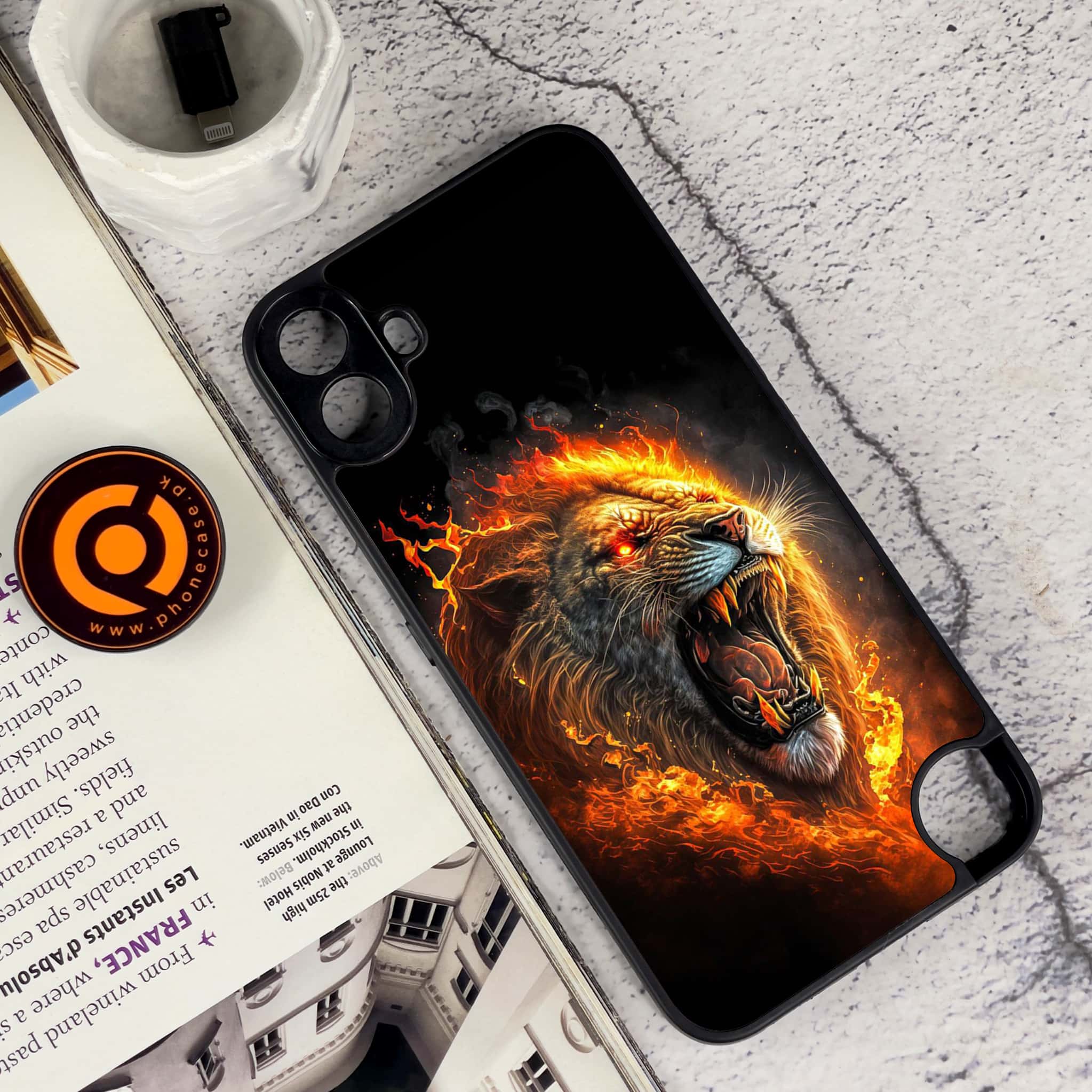 Nothing CMF Phone 1 - Tiger 2.0 Series - Premium Metal Printed soft Bumper Shock Proof Case
