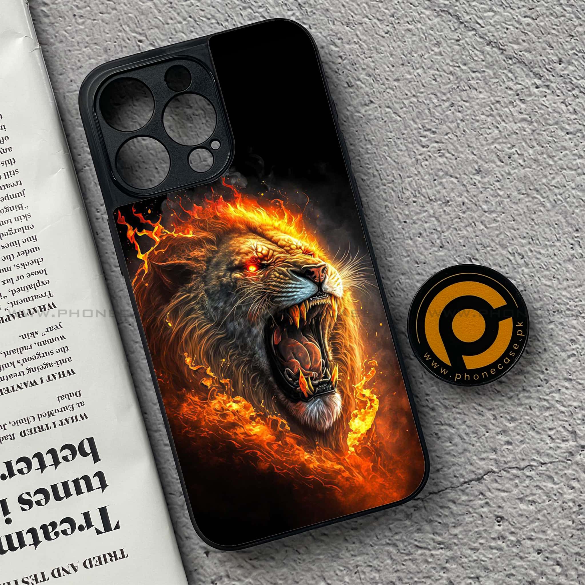 iPhone 15 Pro - Tiger 2.0 Series - Premium Metal Printed soft Bumper shock Proof Case