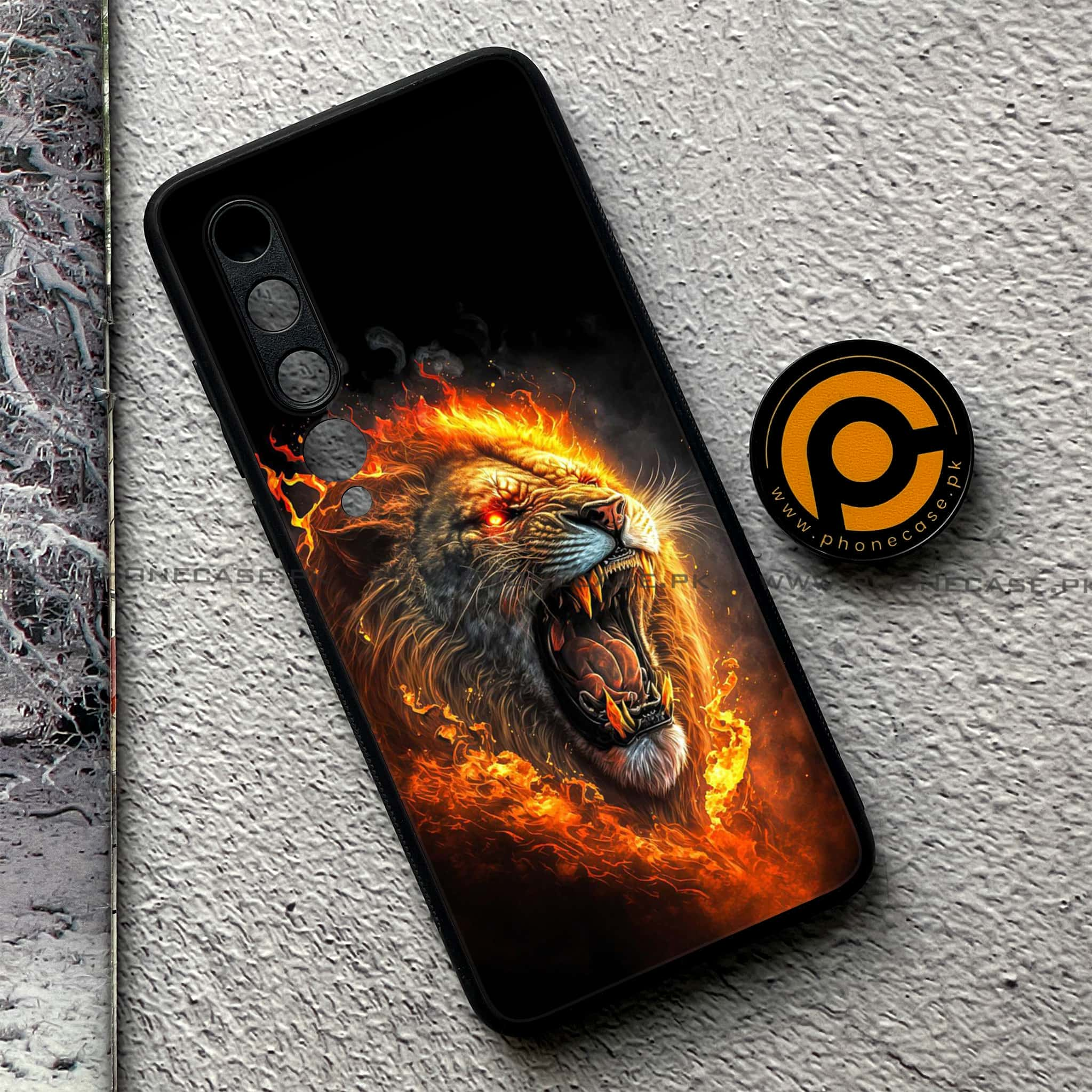 Xiaomi Mi 10 - Tiger 2.0 Series - Premium Printed Glass soft Bumper shock Proof Case