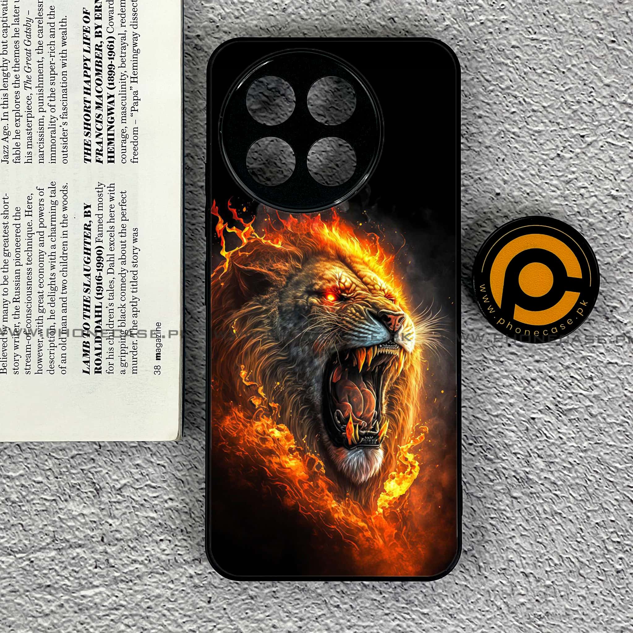 OnePlus 13R - Tiger 2.0 Series - Premium Printed Glass soft Bumper shock Proof Case