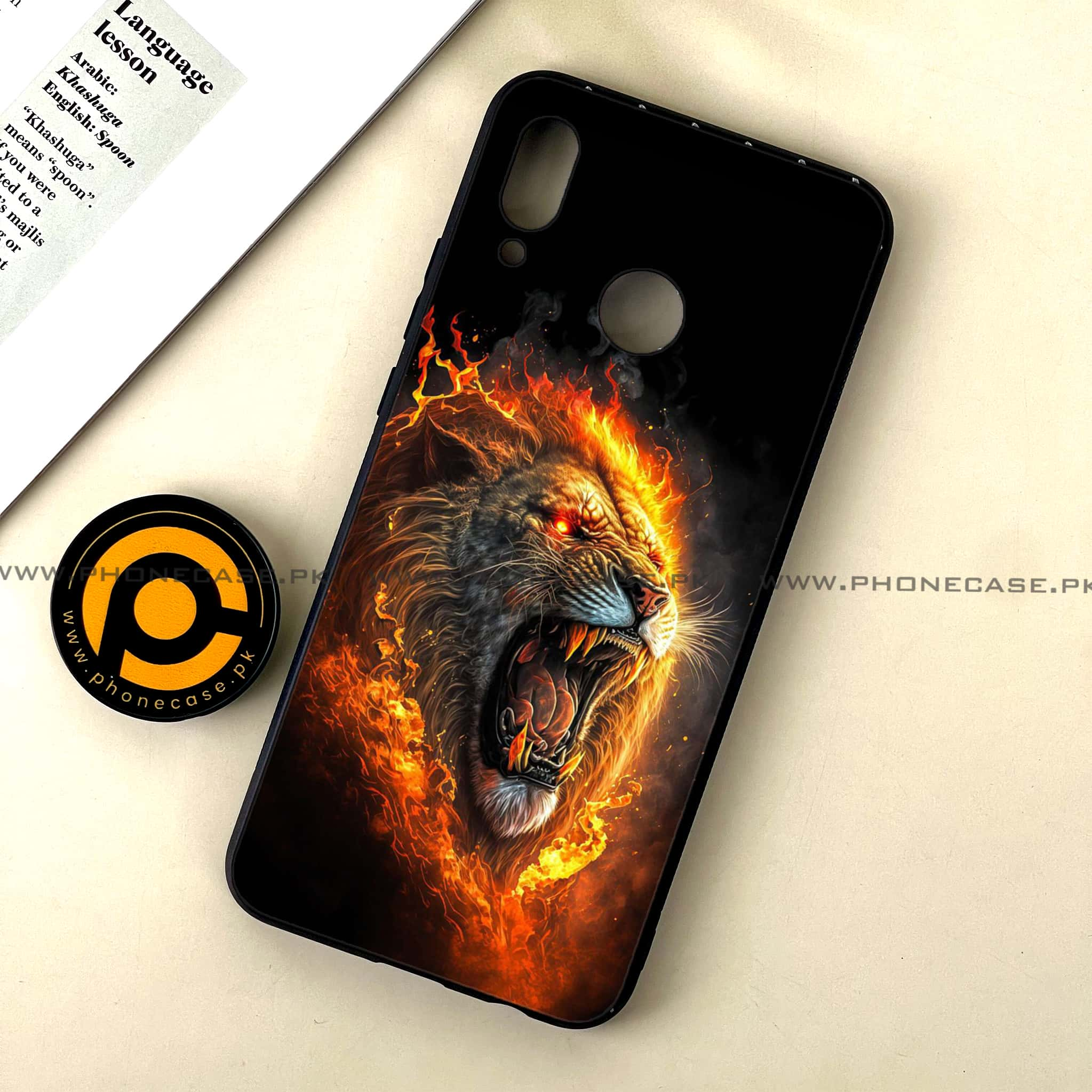 Huawei Nova 3 - Tiger 2.0 Series - Premium Printed Glass soft Bumper shock Proof Case