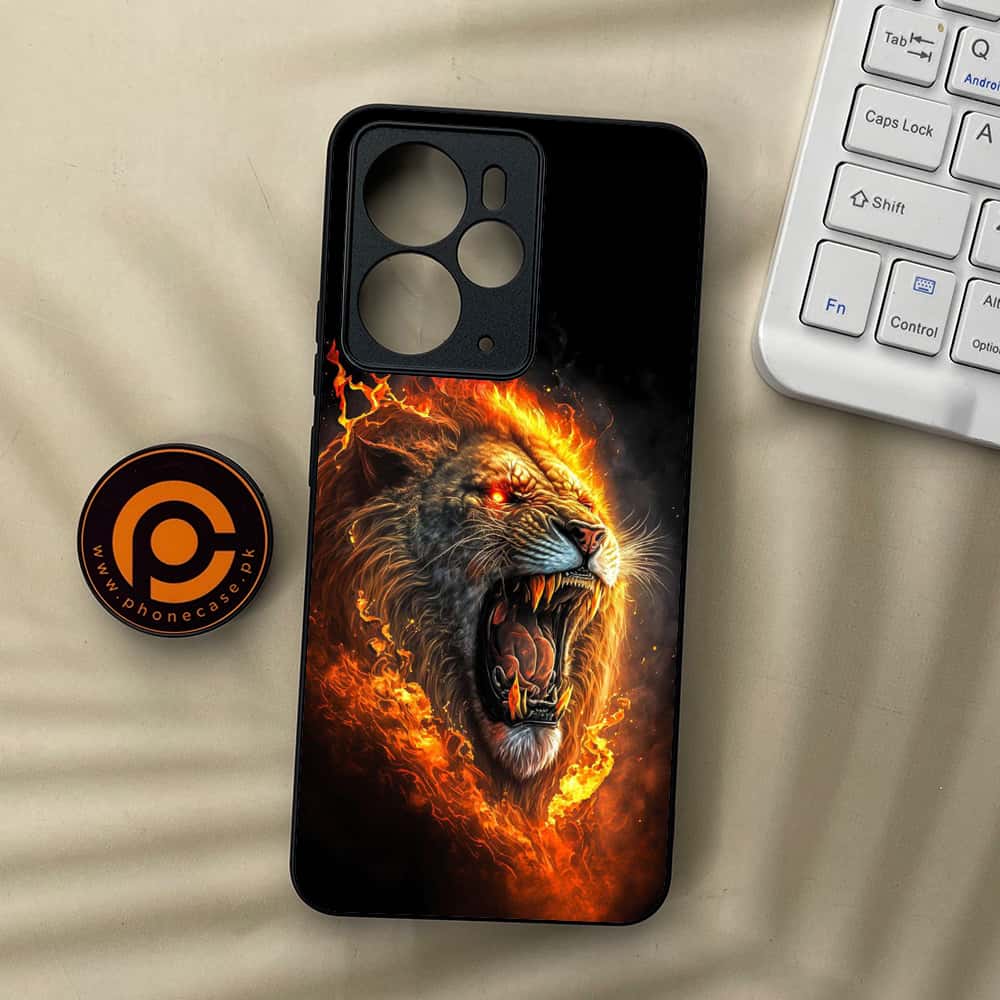 Realme 14T 5G - Tiger 2.0 Series - Premium Metal Printed soft Bumper Shock Proof Case